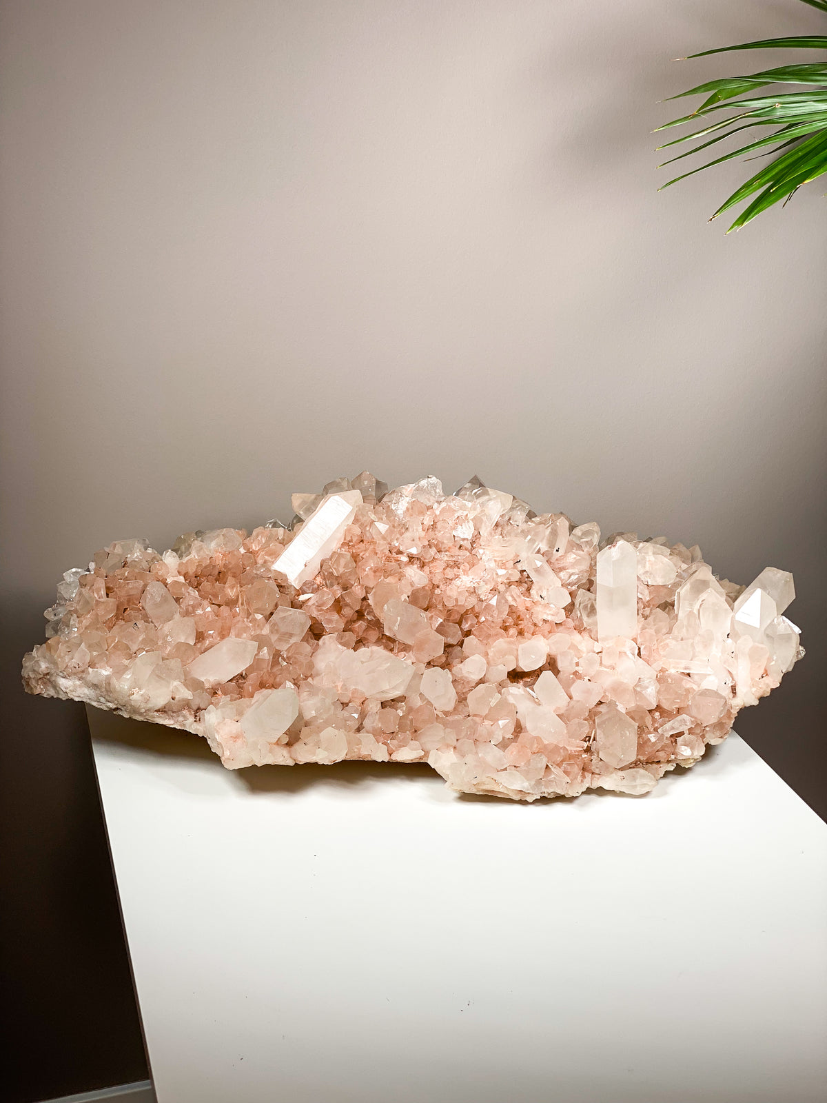 Stor rosa Himalaya kluster (59,4 kg.)