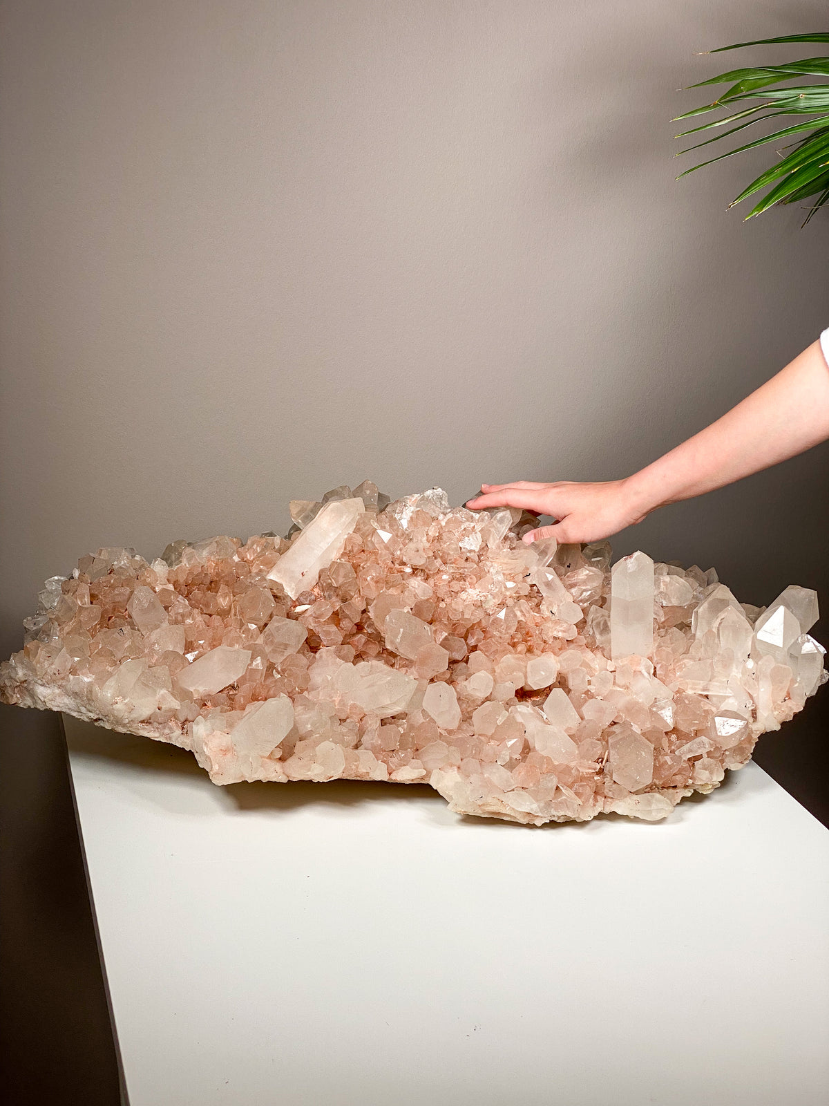Stor rosa Himalaya kluster (59,4 kg.)