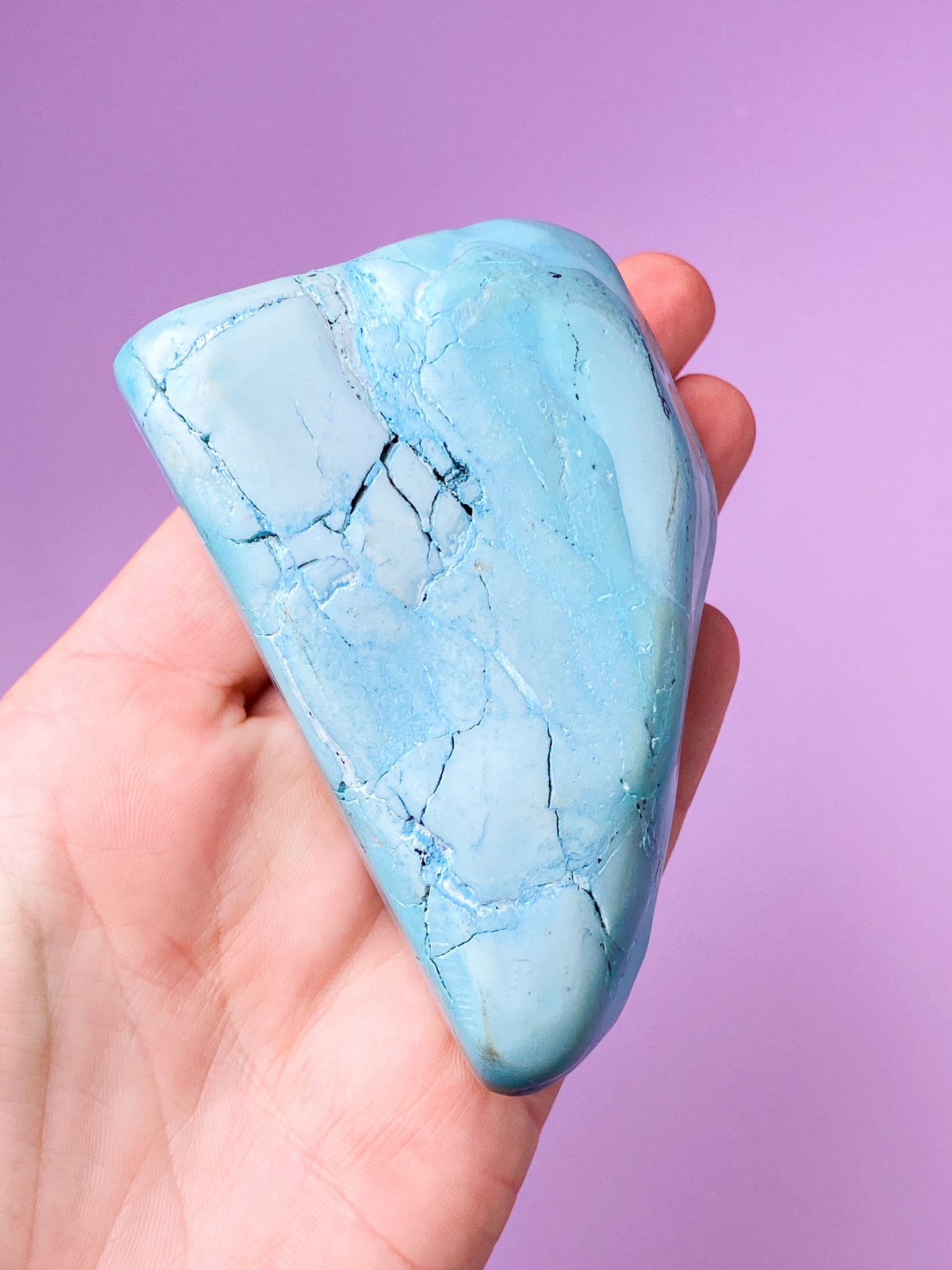 Akva Chrysocolla polerad