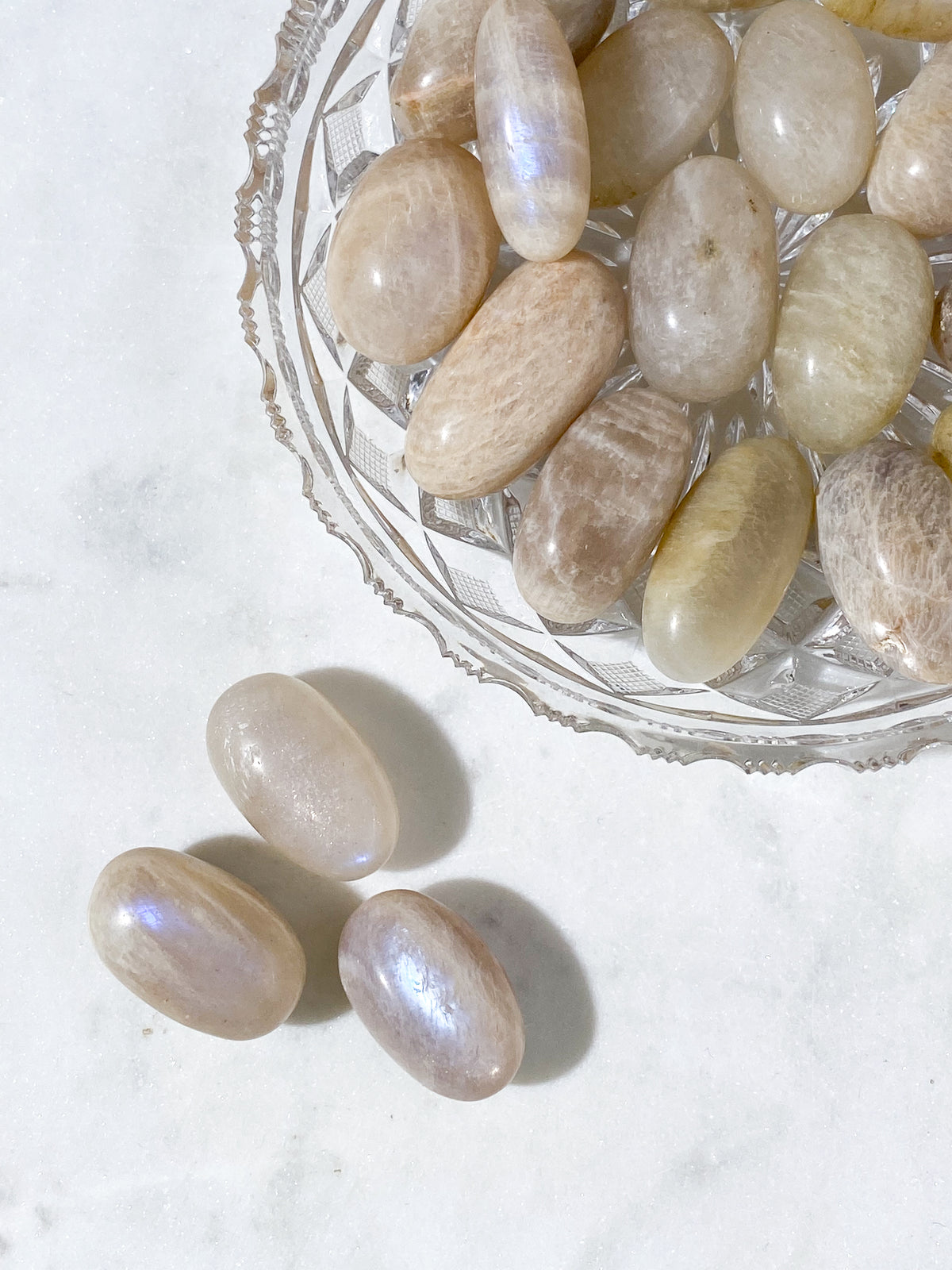 Rainbow Moonstone Palmstone