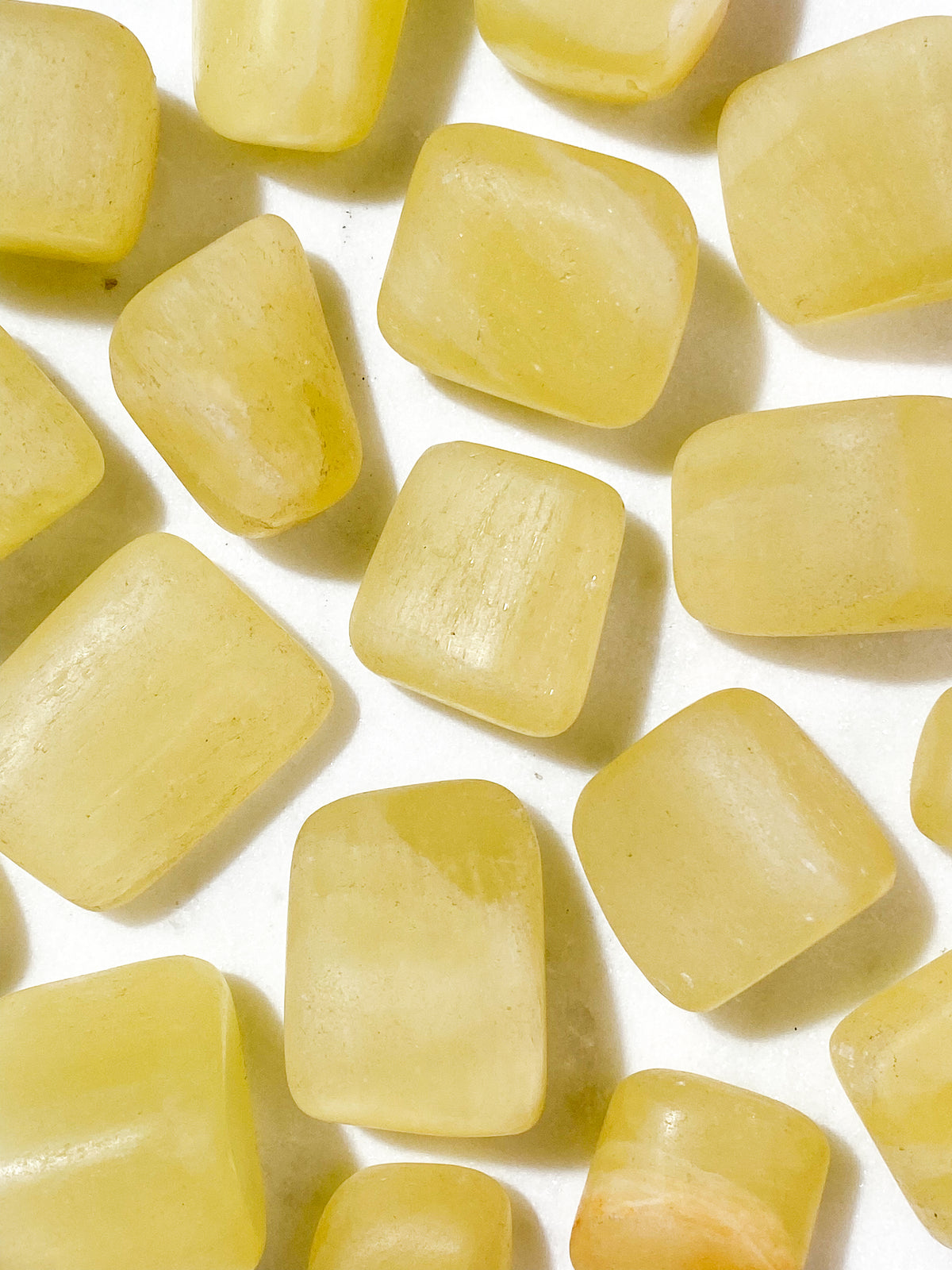 Citronkalcit Pocket Stone