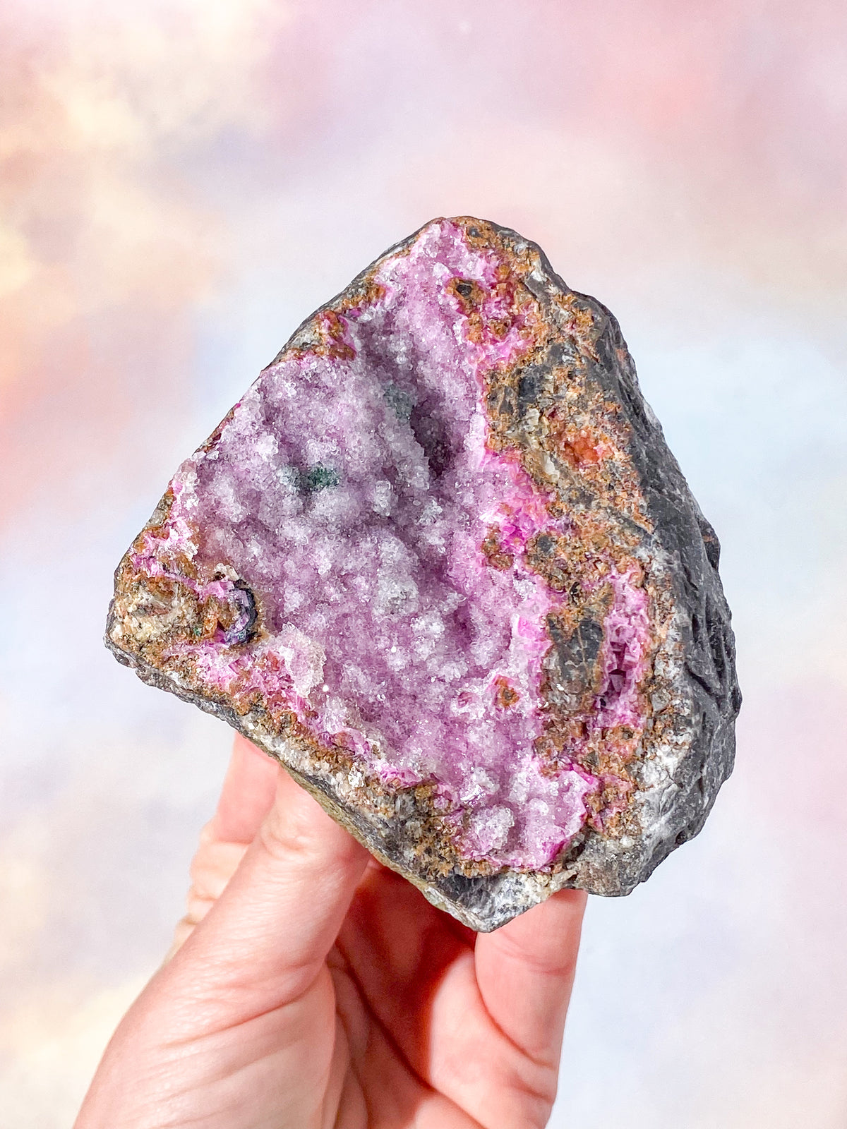 Druzy Kobolt Kalcit Kluster (Nr 28)