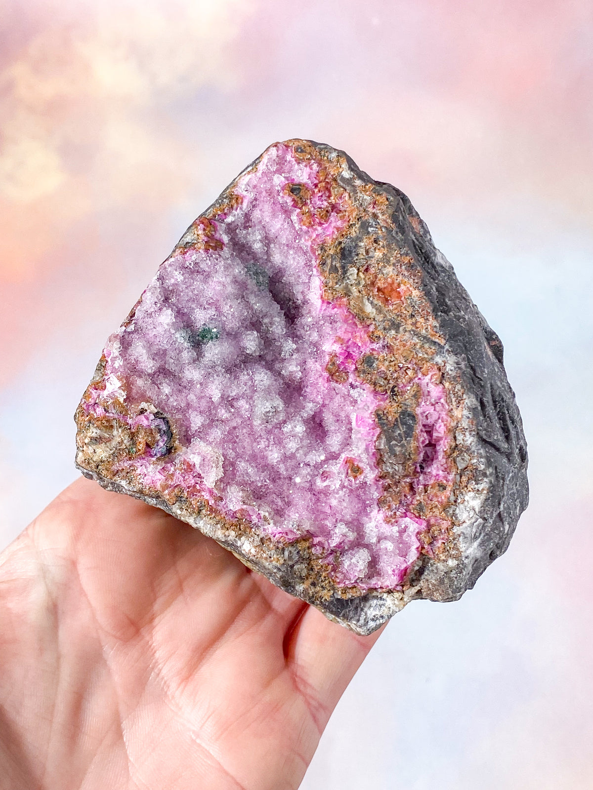 Druzy Kobolt Kalcit Kluster (Nr 28)