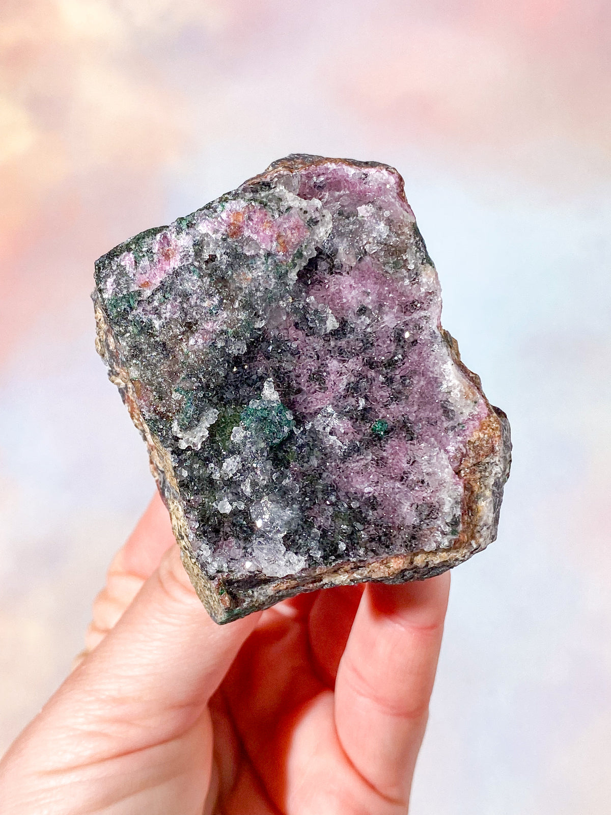 Druzy Kobolt Kalcit Kluster (Nr. 31)