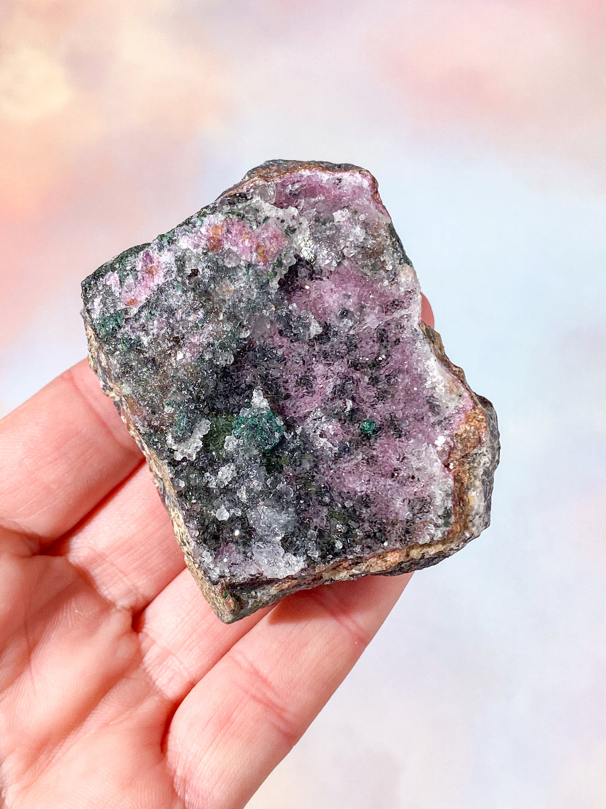 Druzy Kobolt Kalcit Kluster (Nr. 31)