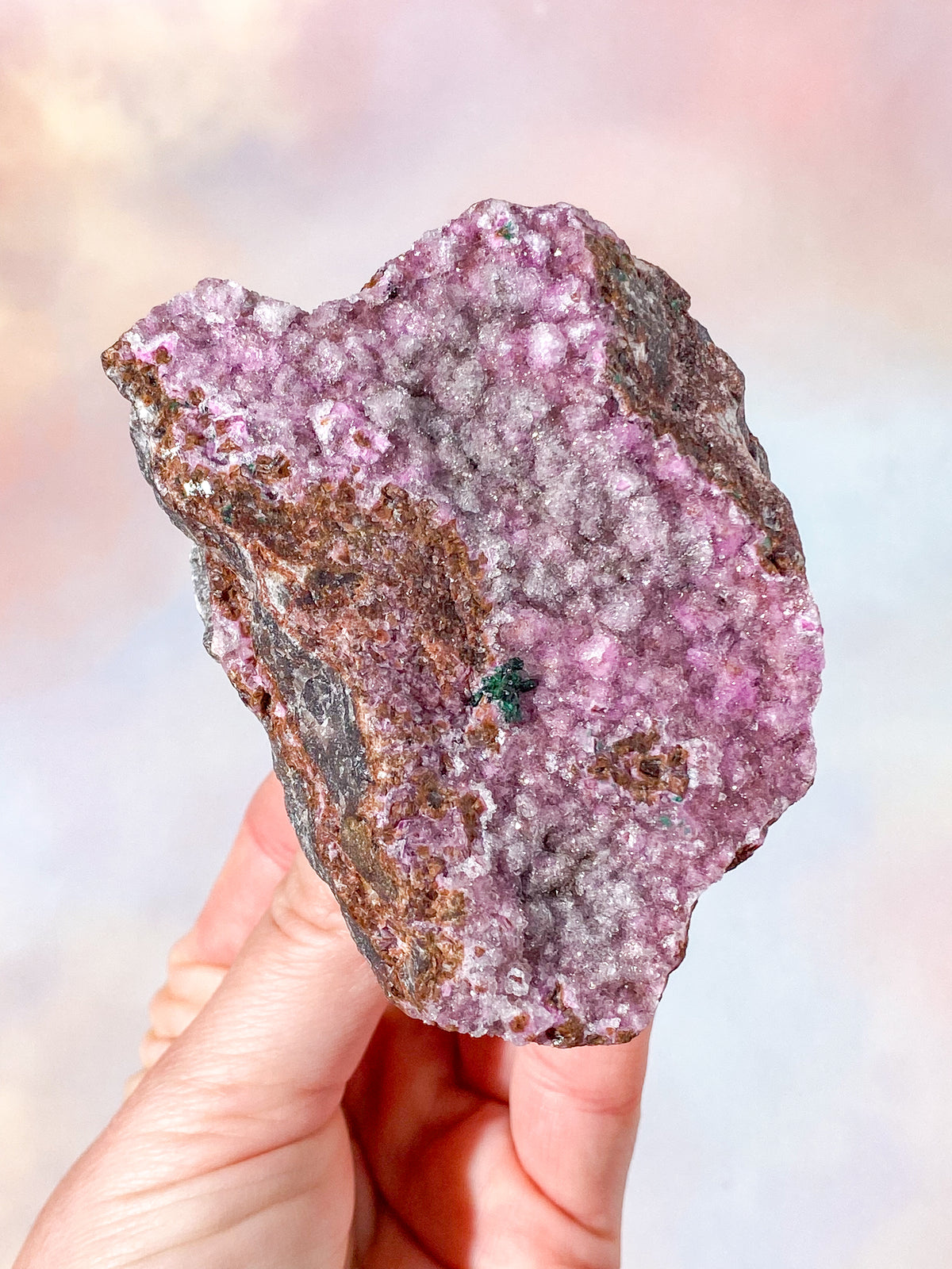 Druzy Kobolt Kalcit Kluster (Nr. 32)