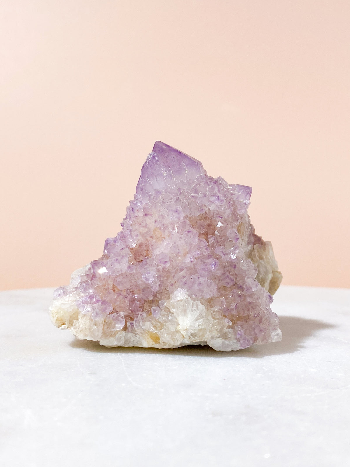 Liten Spirit Quartz Ametistkluster (Nr. 4)