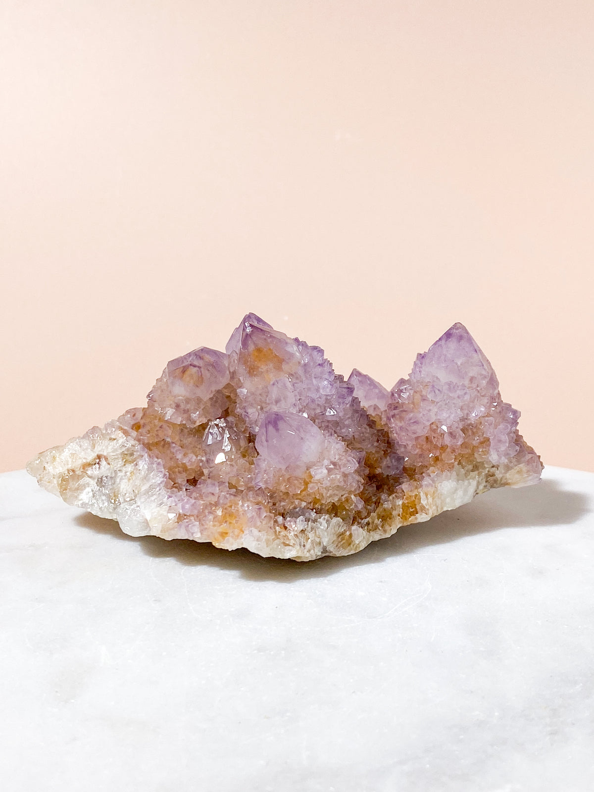 Mellan Spirit Quartz Ametistkluster (Nr. 18)