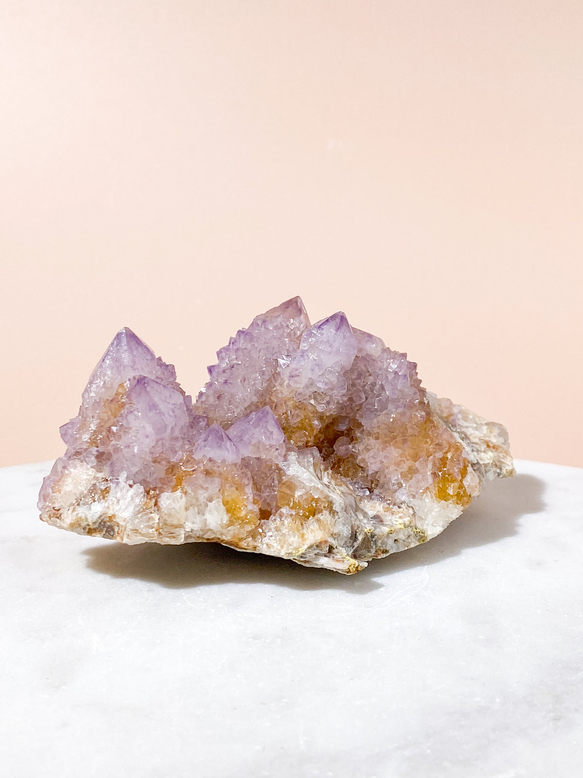 Mellan Spirit Quartz Ametistkluster (Nr. 18)
