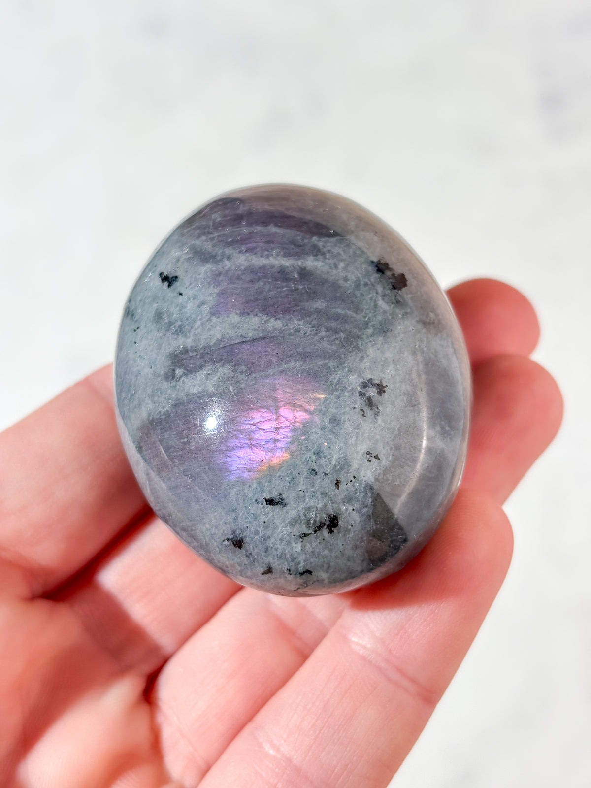 Liten labradorit palmstone (nr 4)