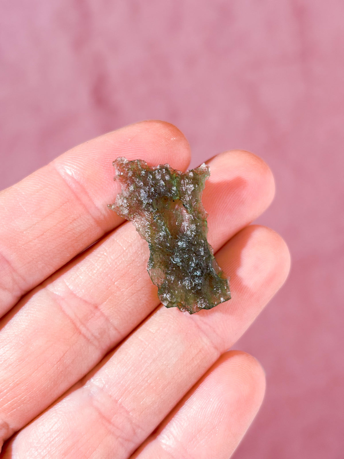 Änglaklocka Moldavit Besednice (nr 15)