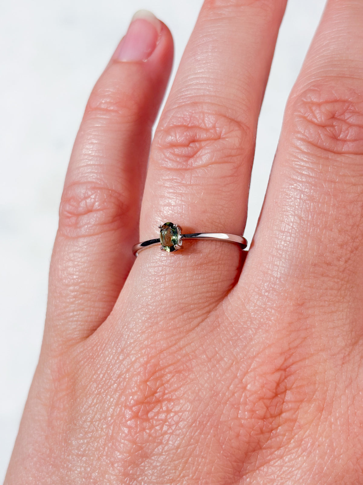 Fasetterad Moldavitring