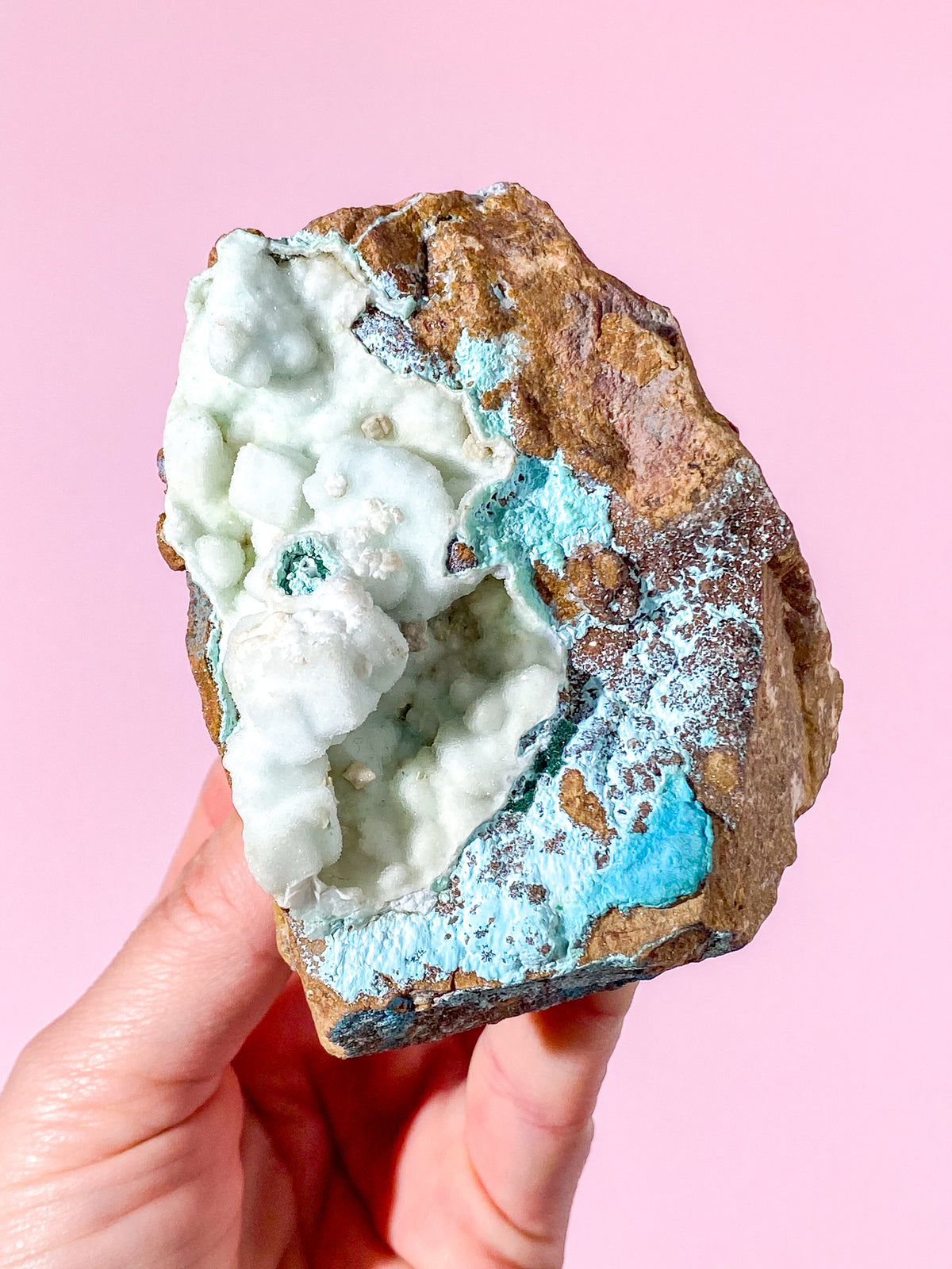 Druzy Vit Smithsonitkluster (Nr. 4)