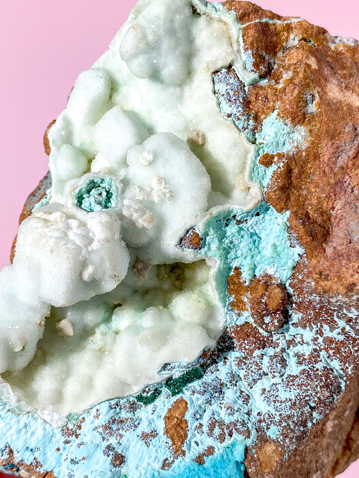 Druzy Vit Smithsonitkluster (Nr. 4)