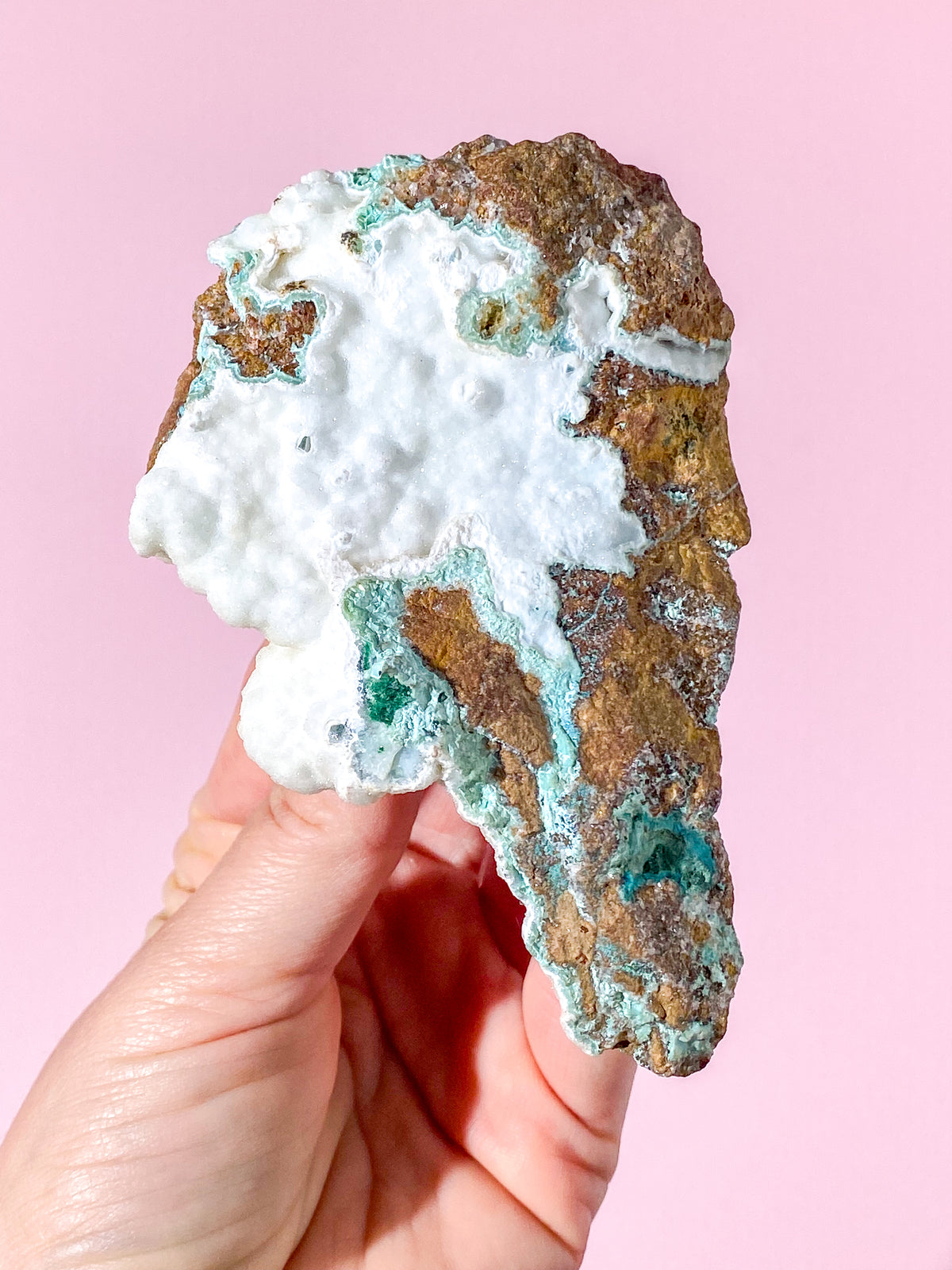 Druzy Vit Smithsonite Kluster (Nr. 7)