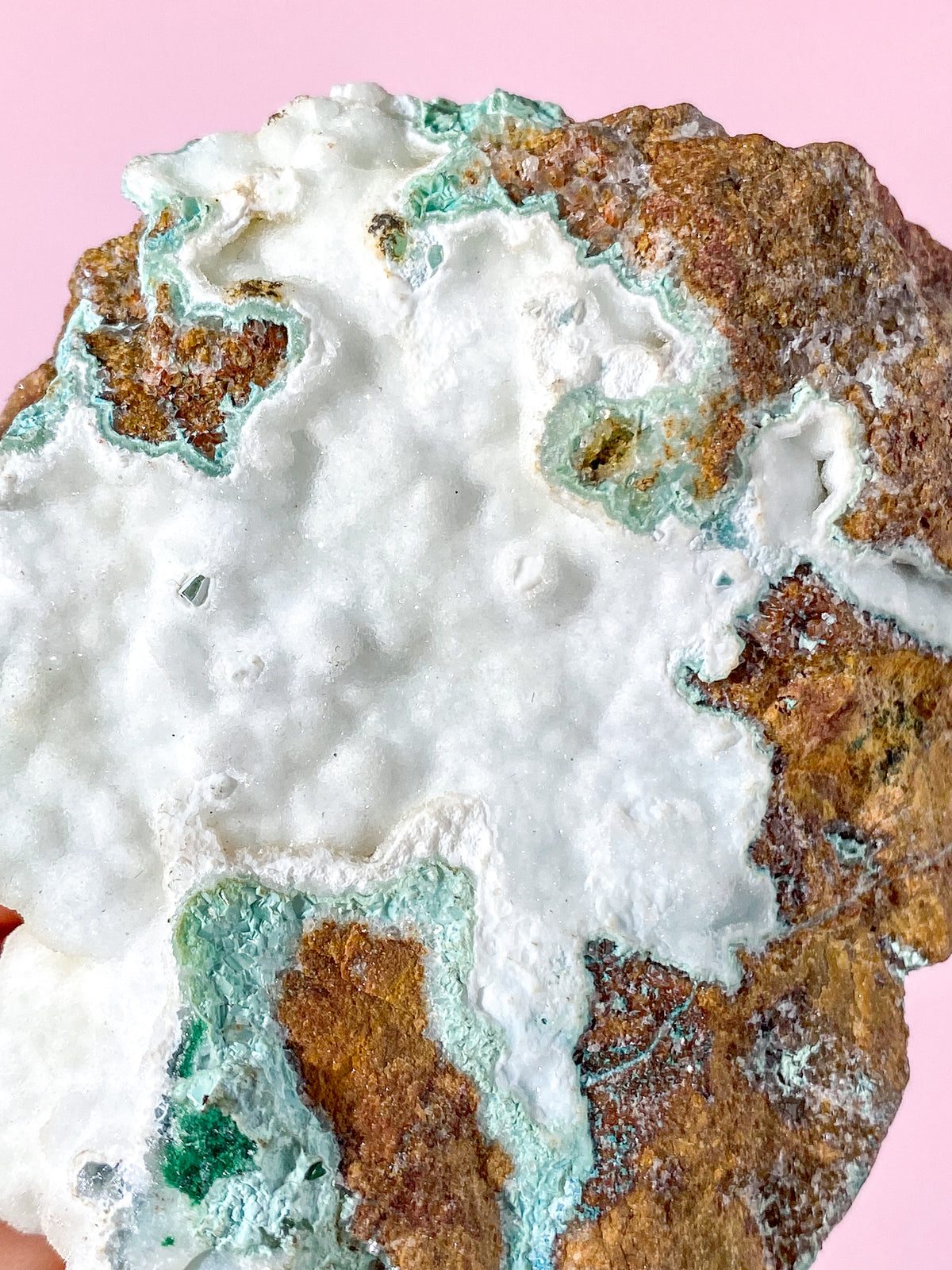 Druzy Vit Smithsonite Kluster (Nr. 7)