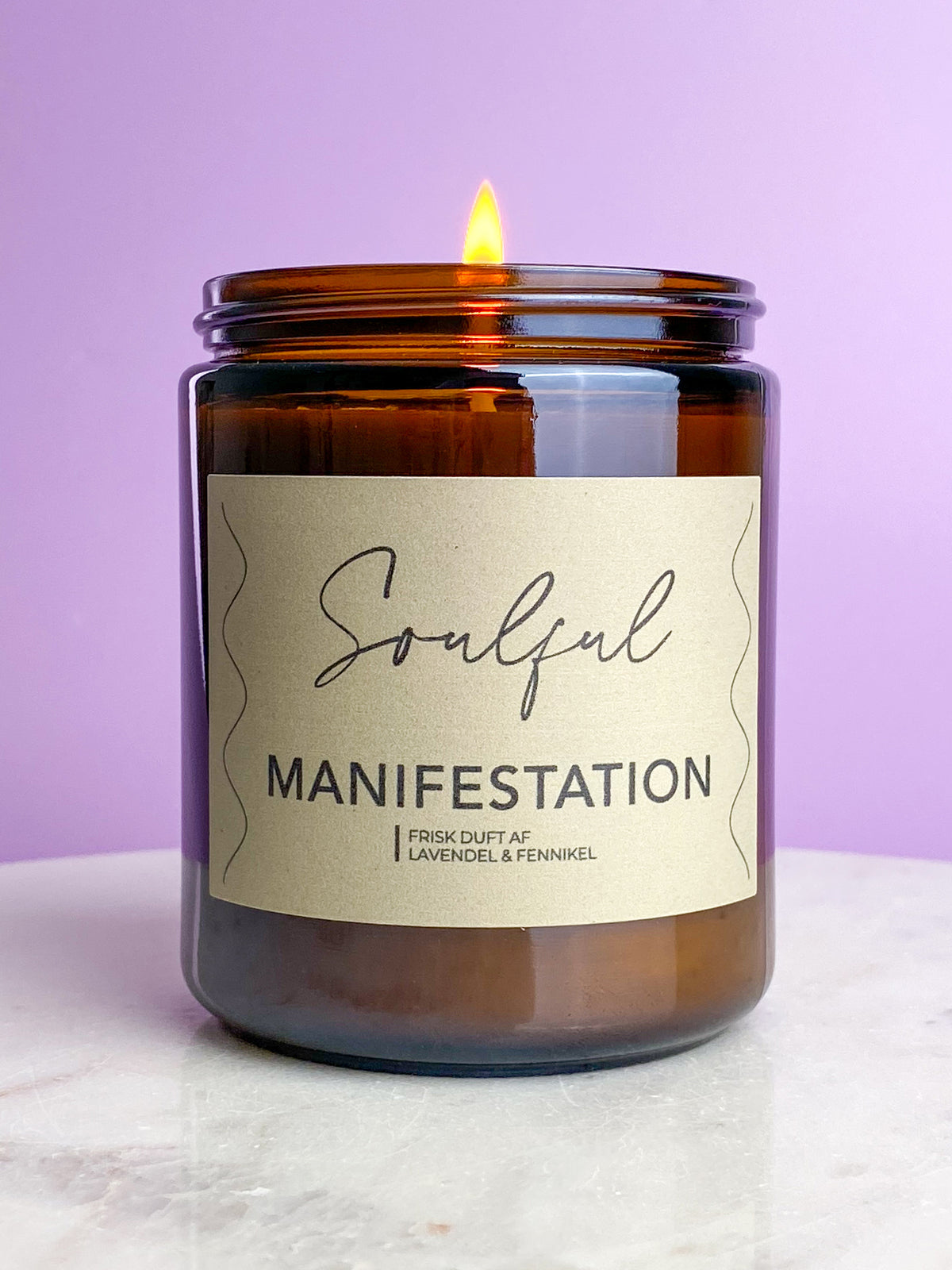 Aromaterapiljus av soja "MANIFESTATION" | Doftljus