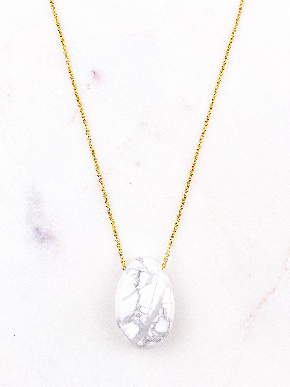 Mountain Crystal Drop Halsband