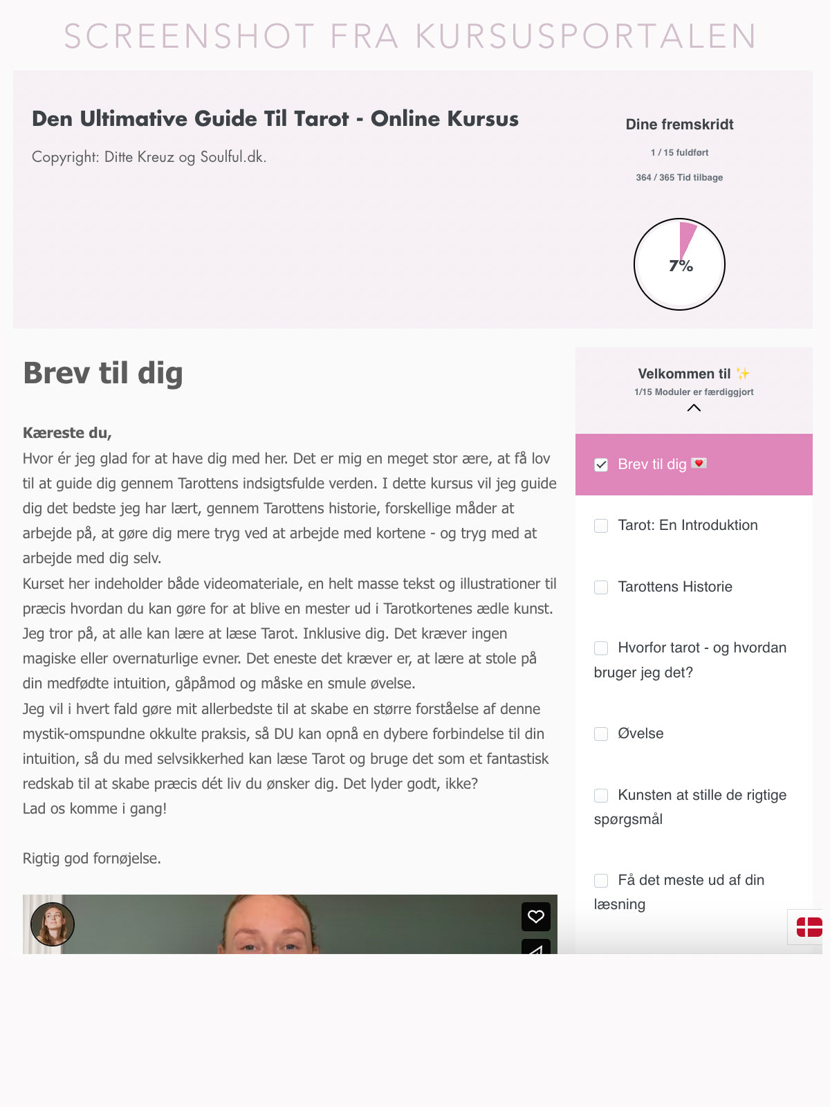Den ultimata guiden till tarot - onlinekurs