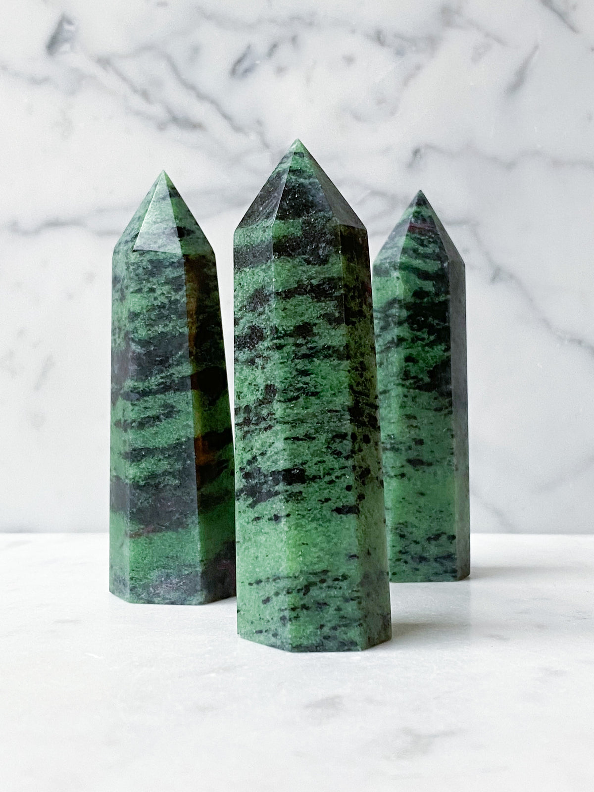 Rubin Zoisit Tower (Anyolite)