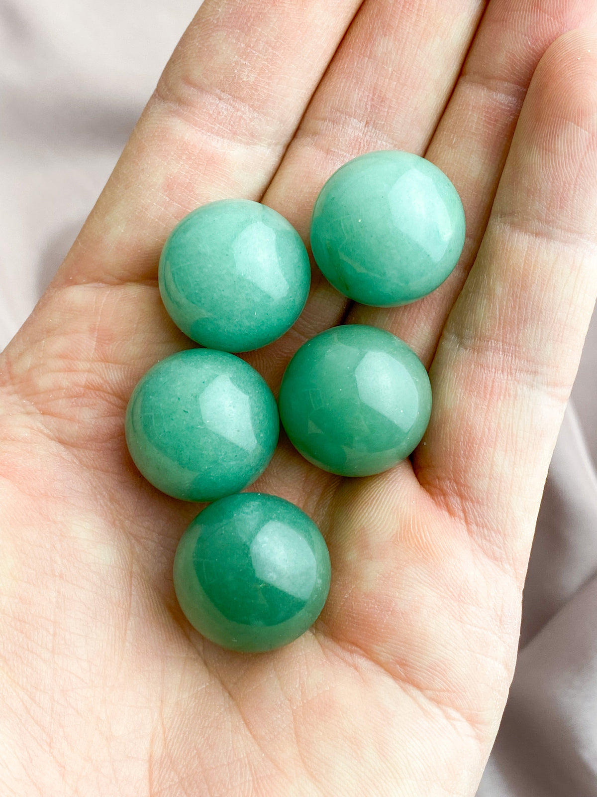Grön Aventurinboll - 2 cm