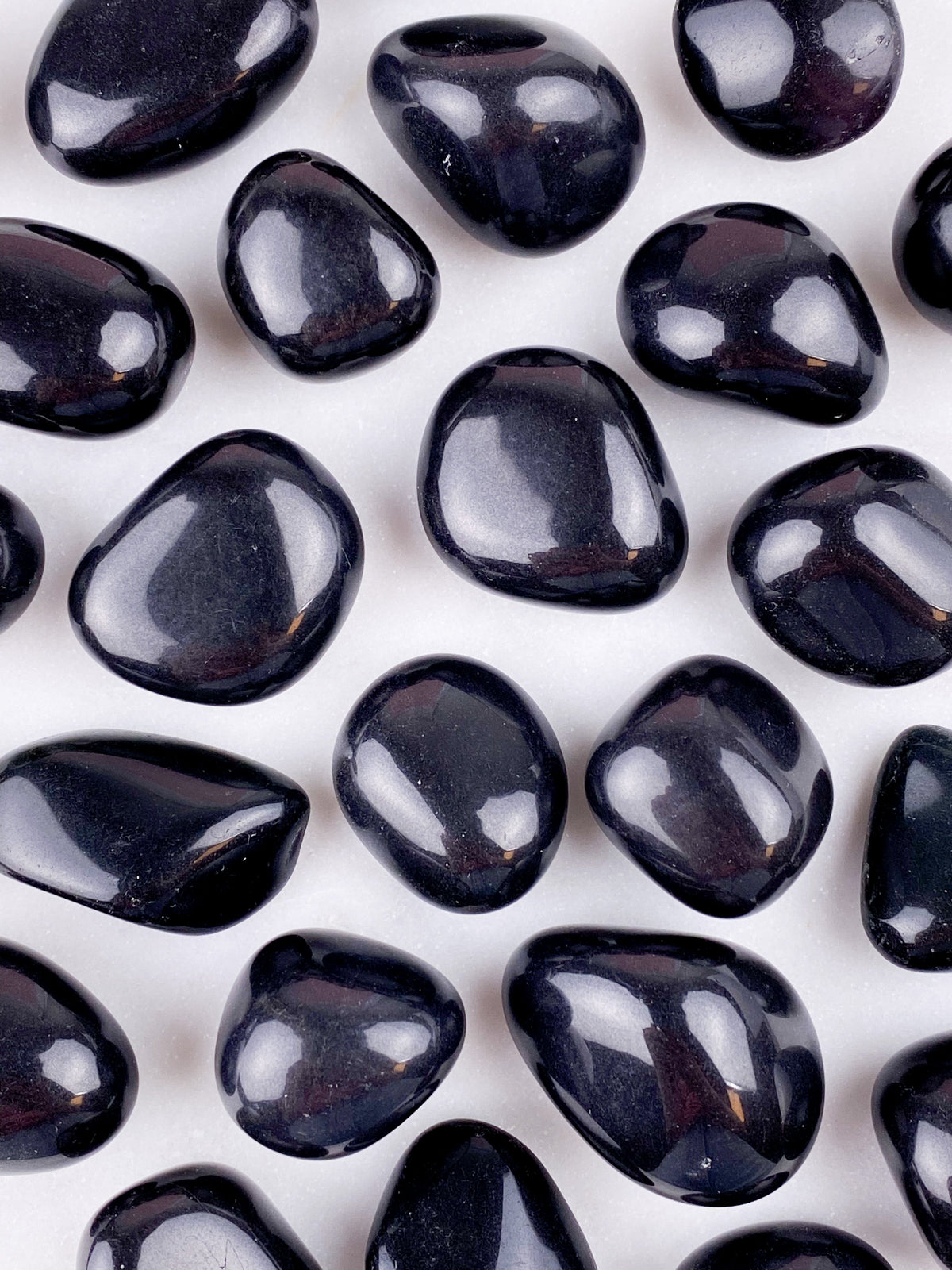 Svart onyx polerad