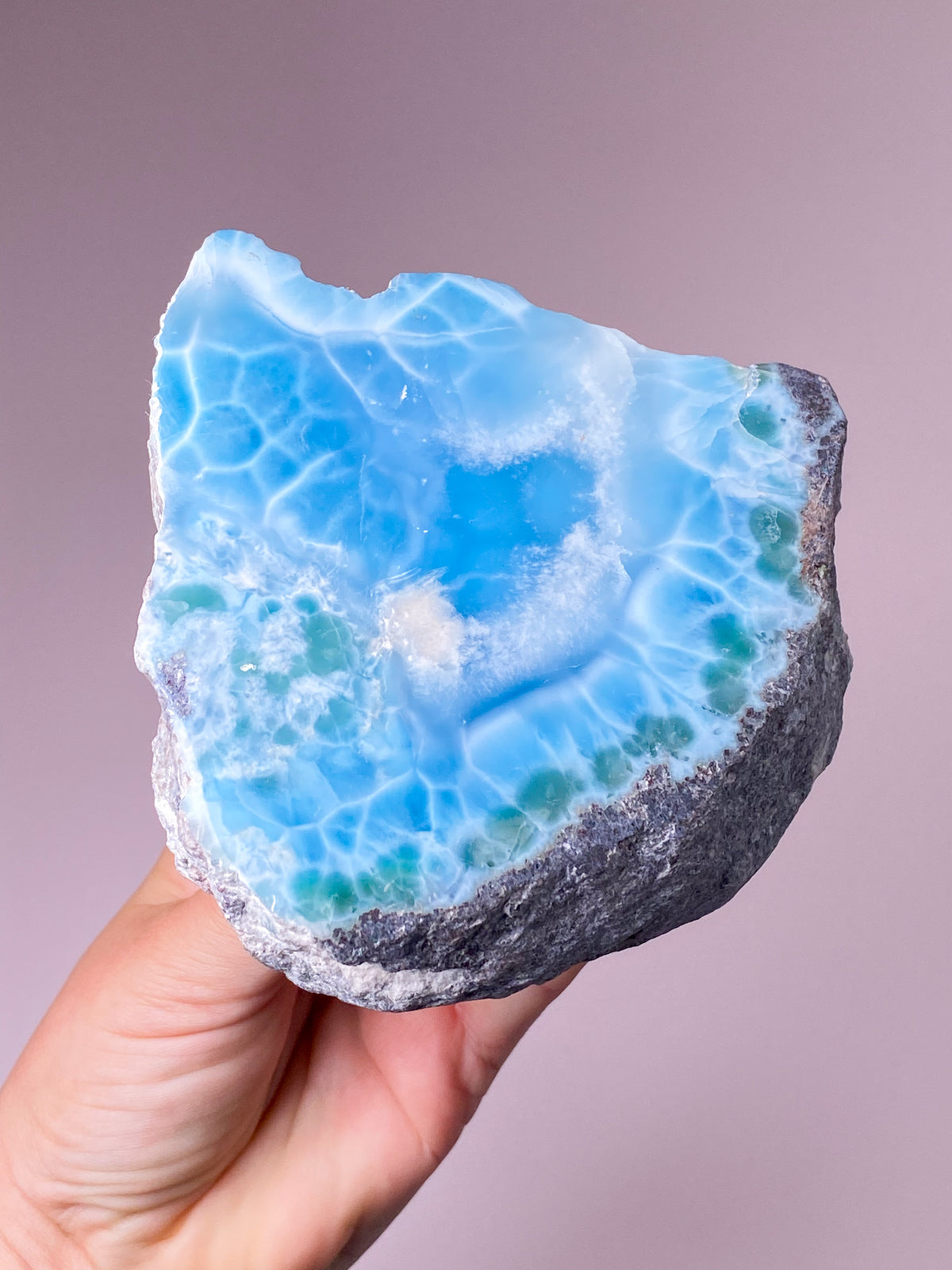 Giant Larimar Raw (nr 8) Exklusiv kvalitet