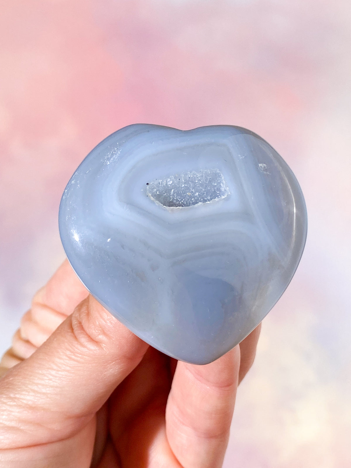 Druzy Agathjärta (nr 9)