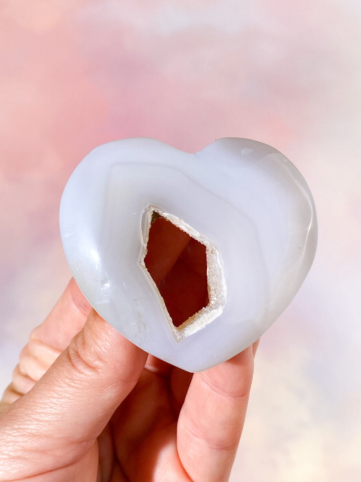 Druzy Agathjärta (nr 10)