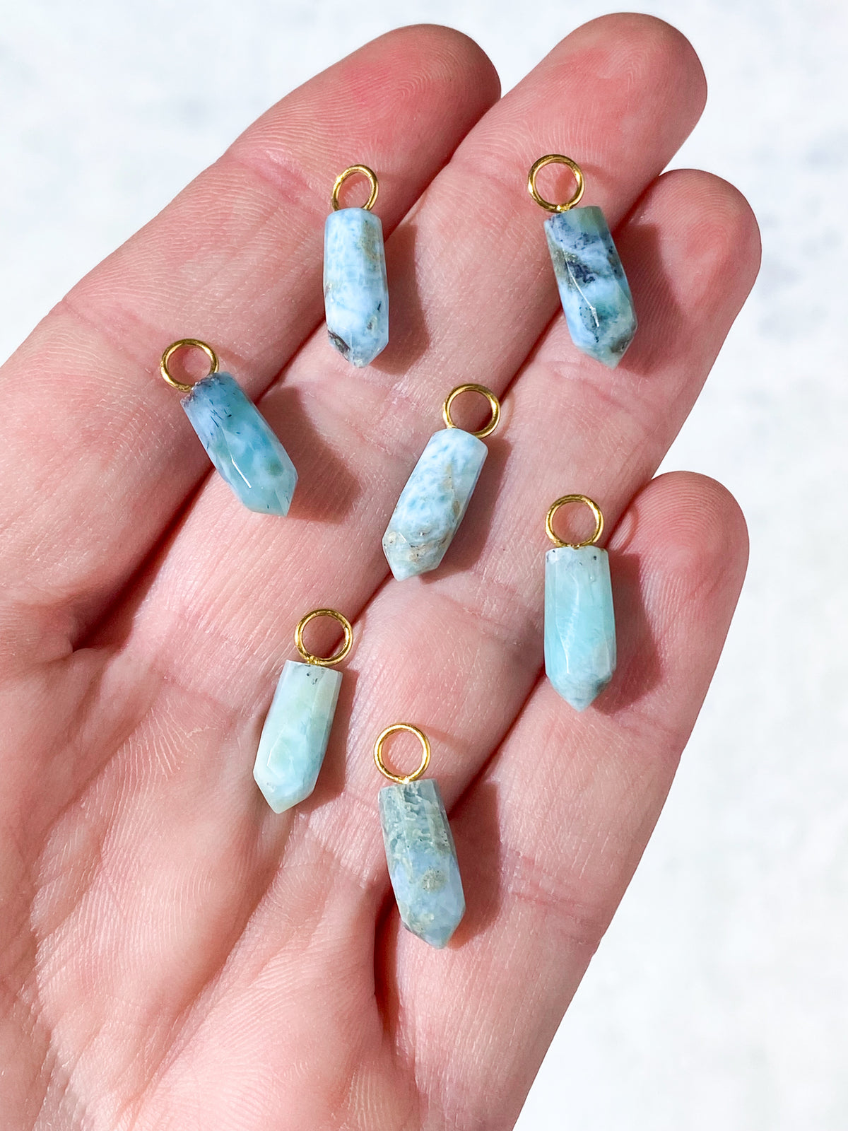 Larimar Spike Halsband