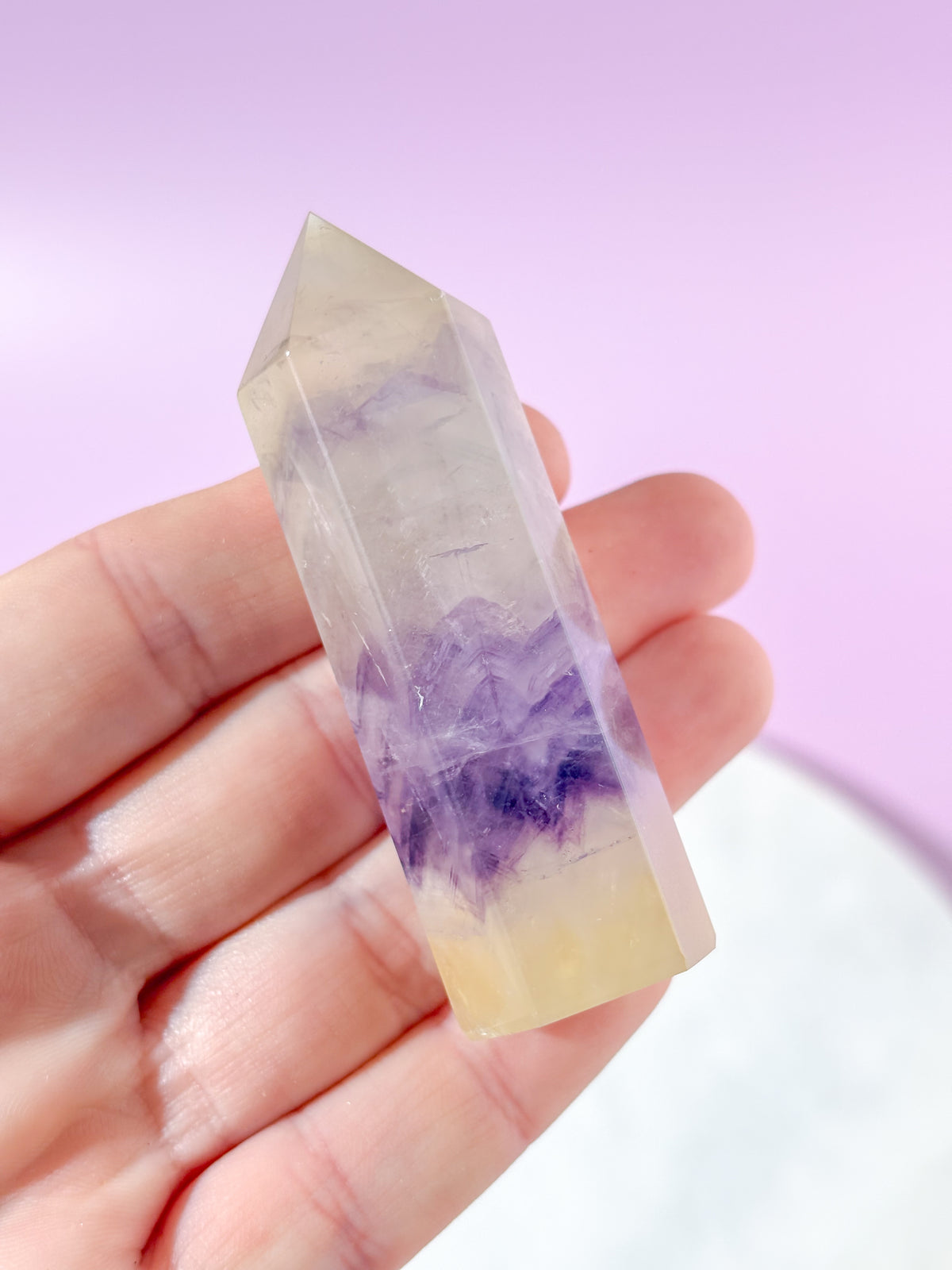 Purple Glow Fluorit-torn (Nr. 13)