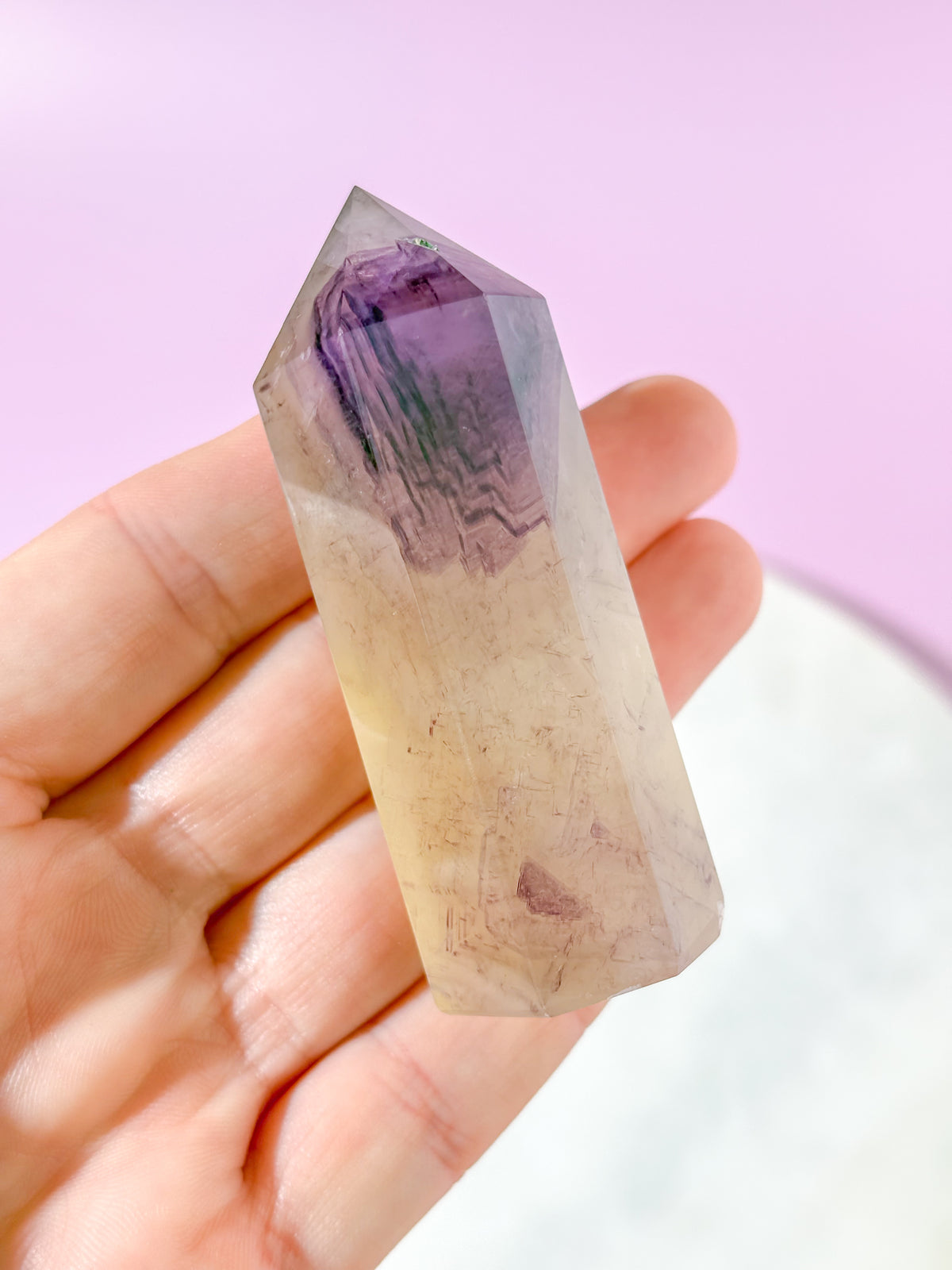 Purple Glow Fluorit-torn (Nr. 26)