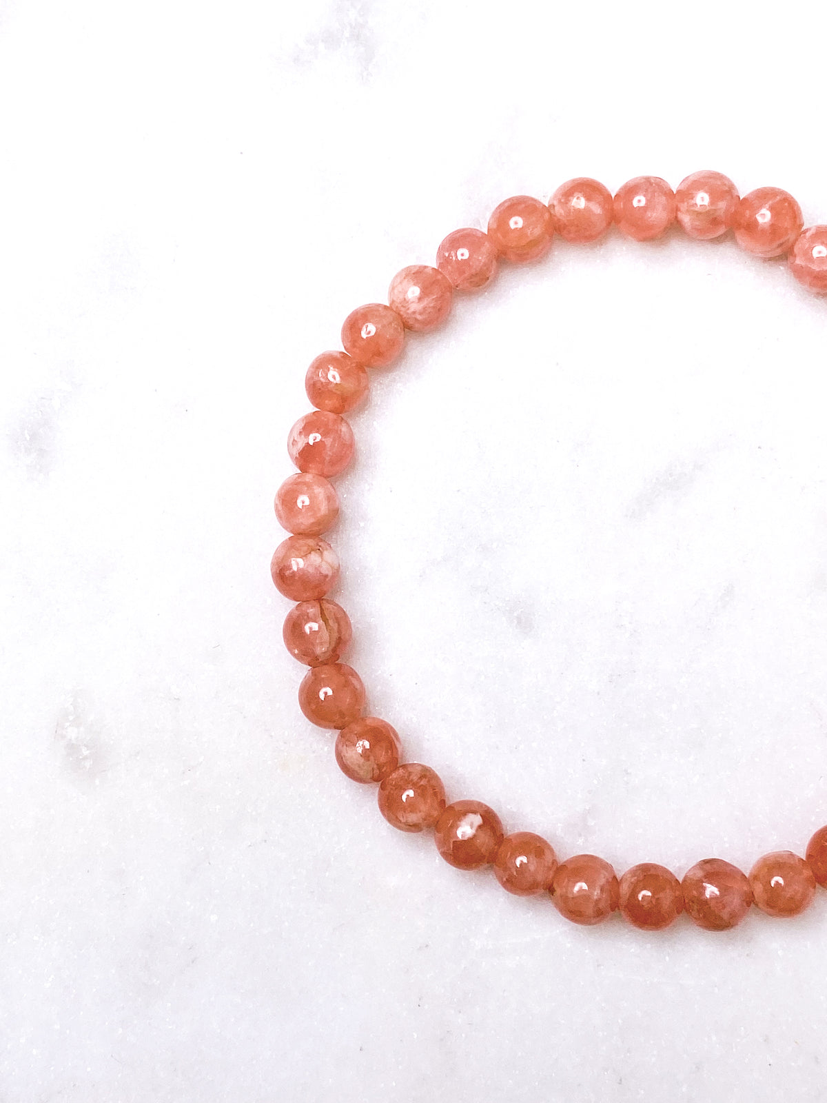 Rhodochrosit armband