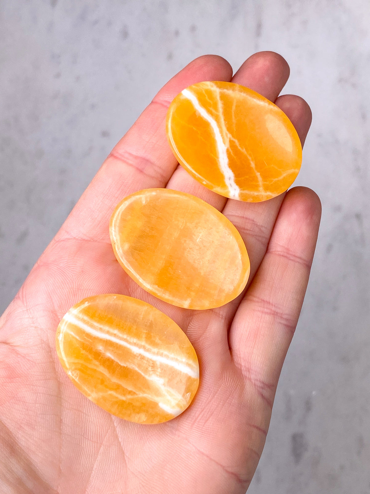 Orange Kalcit Worrystone