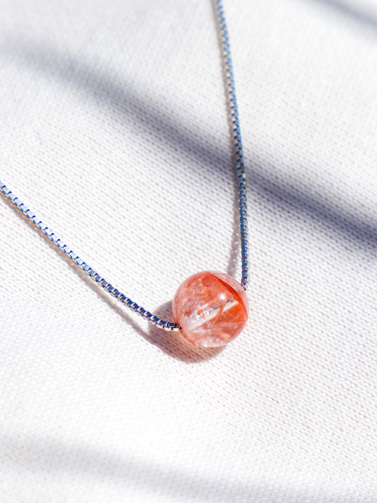 Akvamarin - Petite Heart - Guld