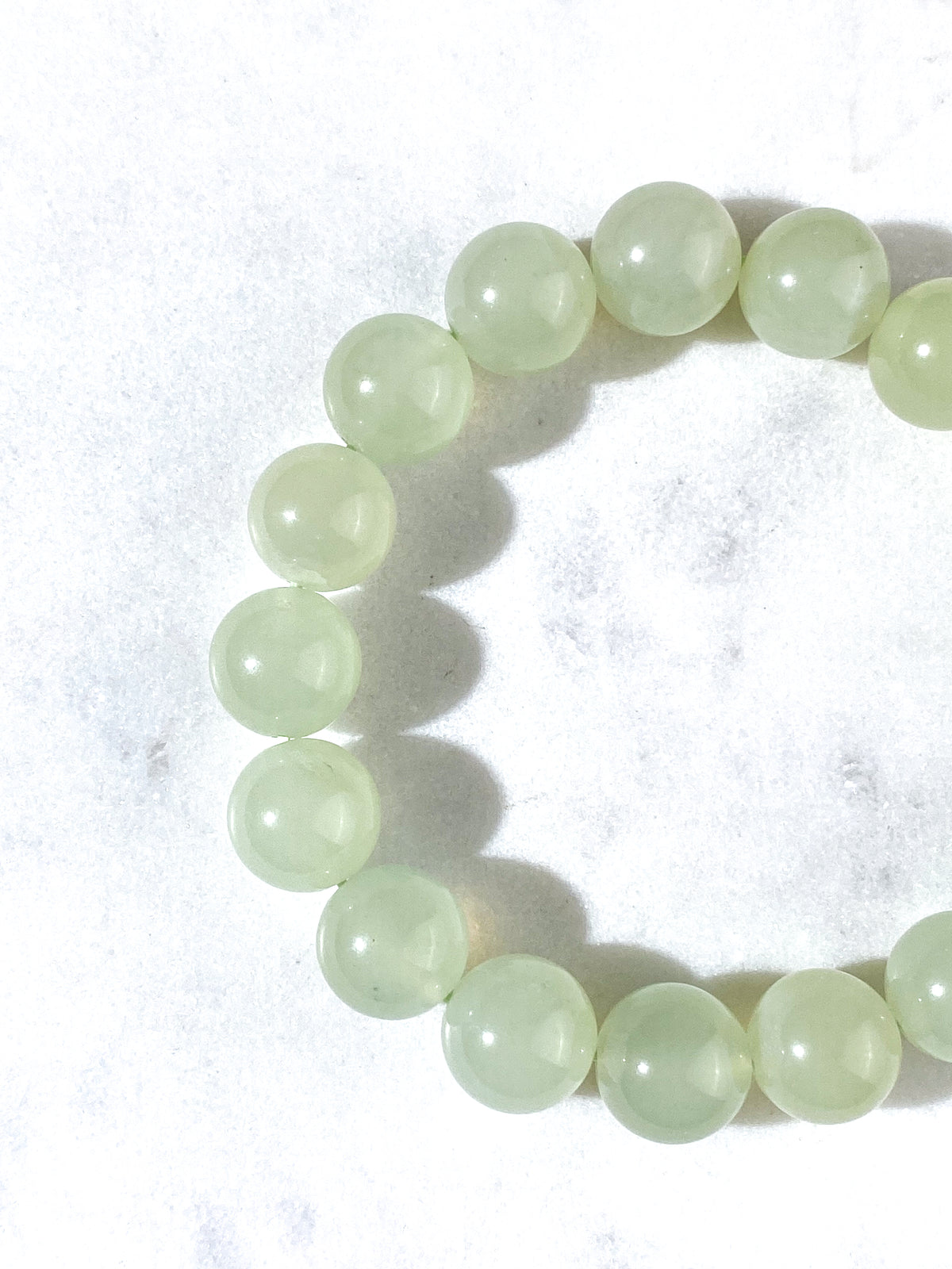 Chunky Jade Armband (12 mm)