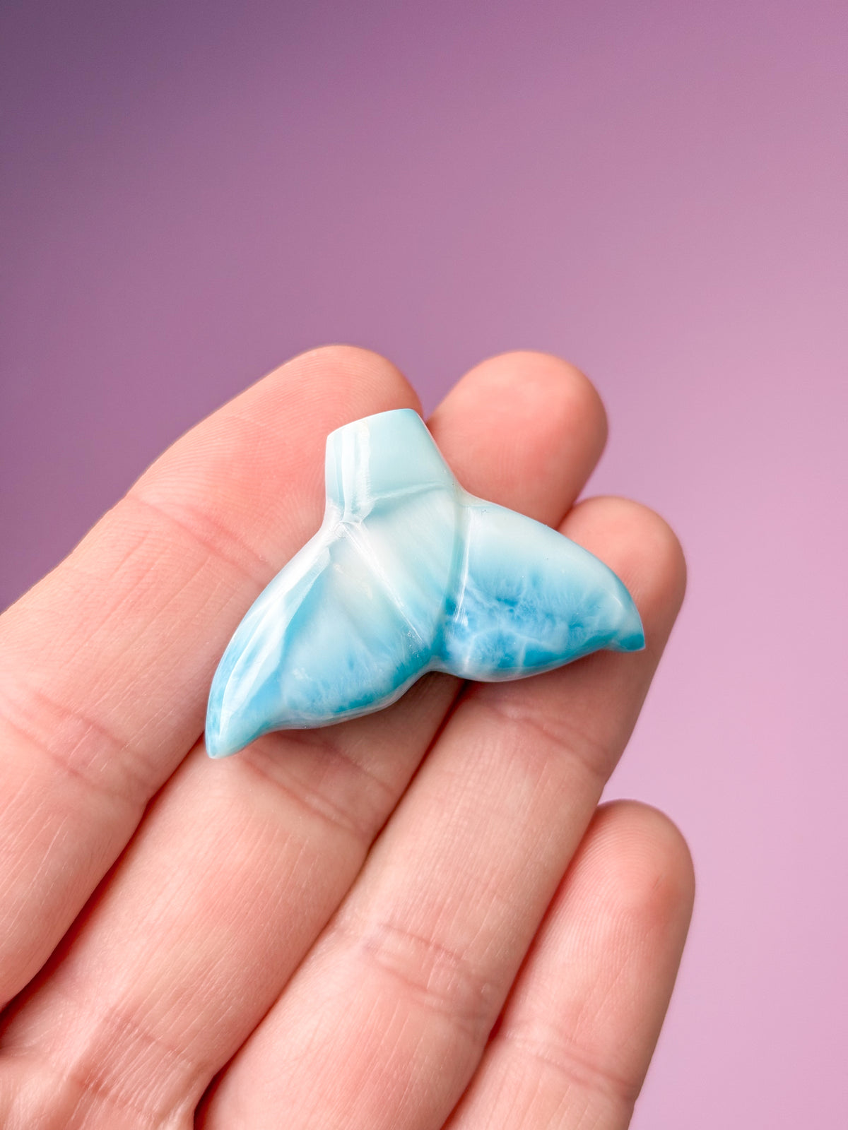 Larimar Whale Tail (nr 1) Exklusiv kvalitet