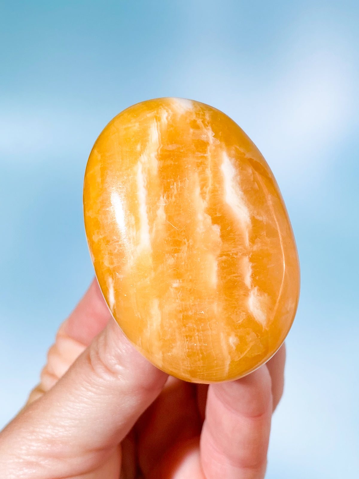 Orange kalcitpalmsten (nr 2)
