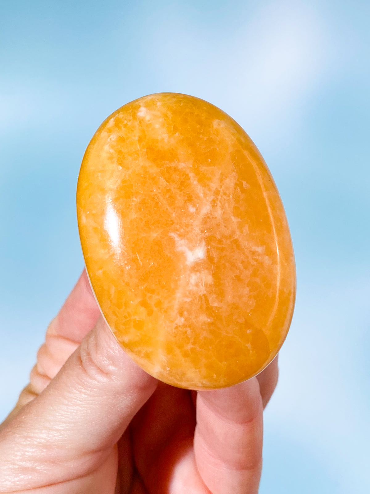 Orange kalcitpalmsten (nr 3)