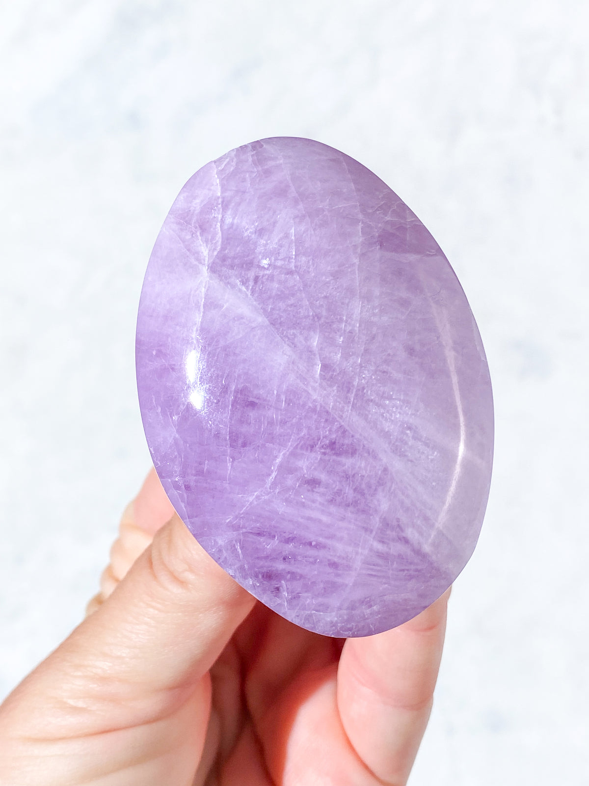 Kunzit Palmstone (nr 2) Exklusiv