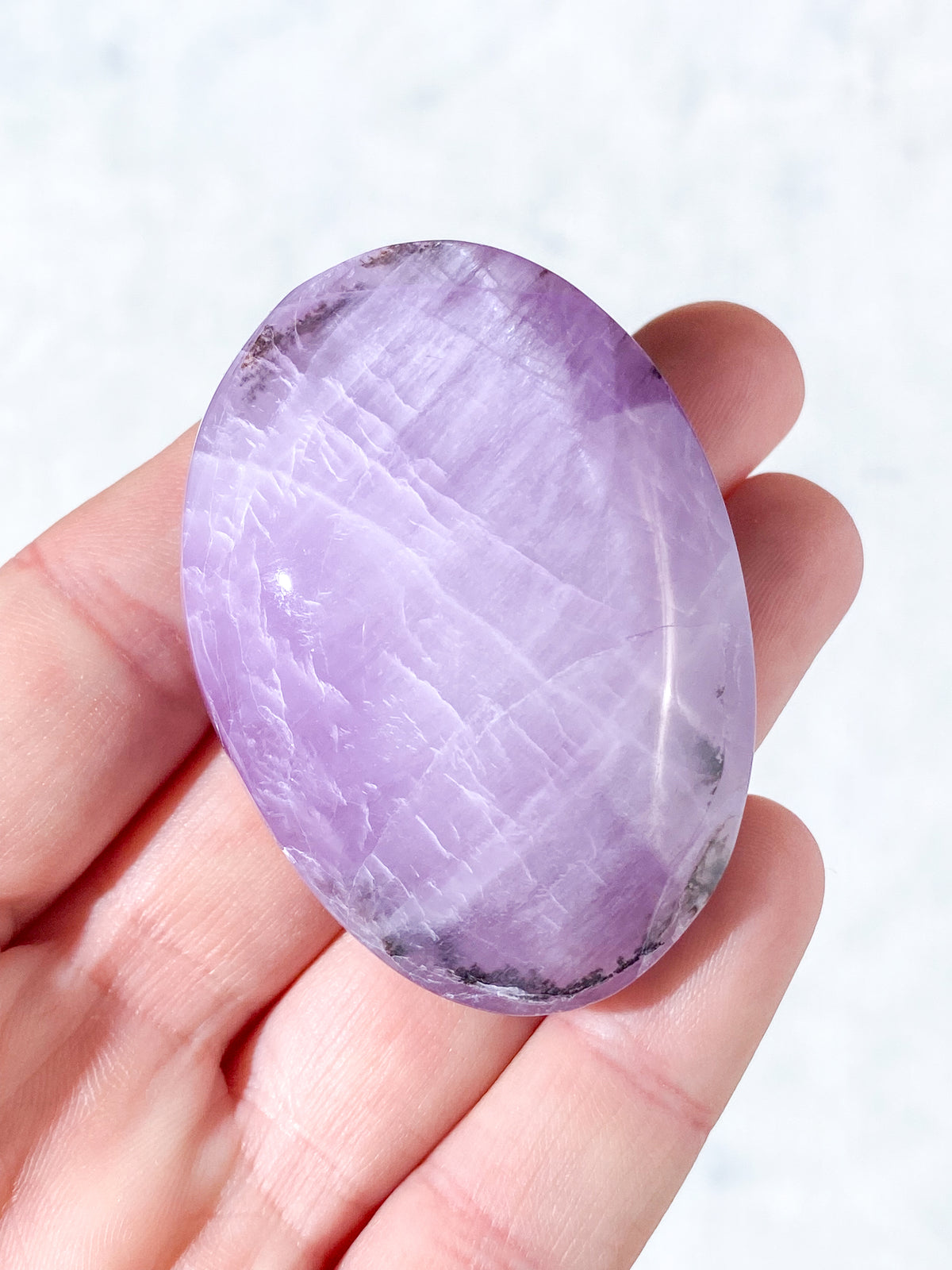 Kunzit Palmstone (nr 16) Exklusiv