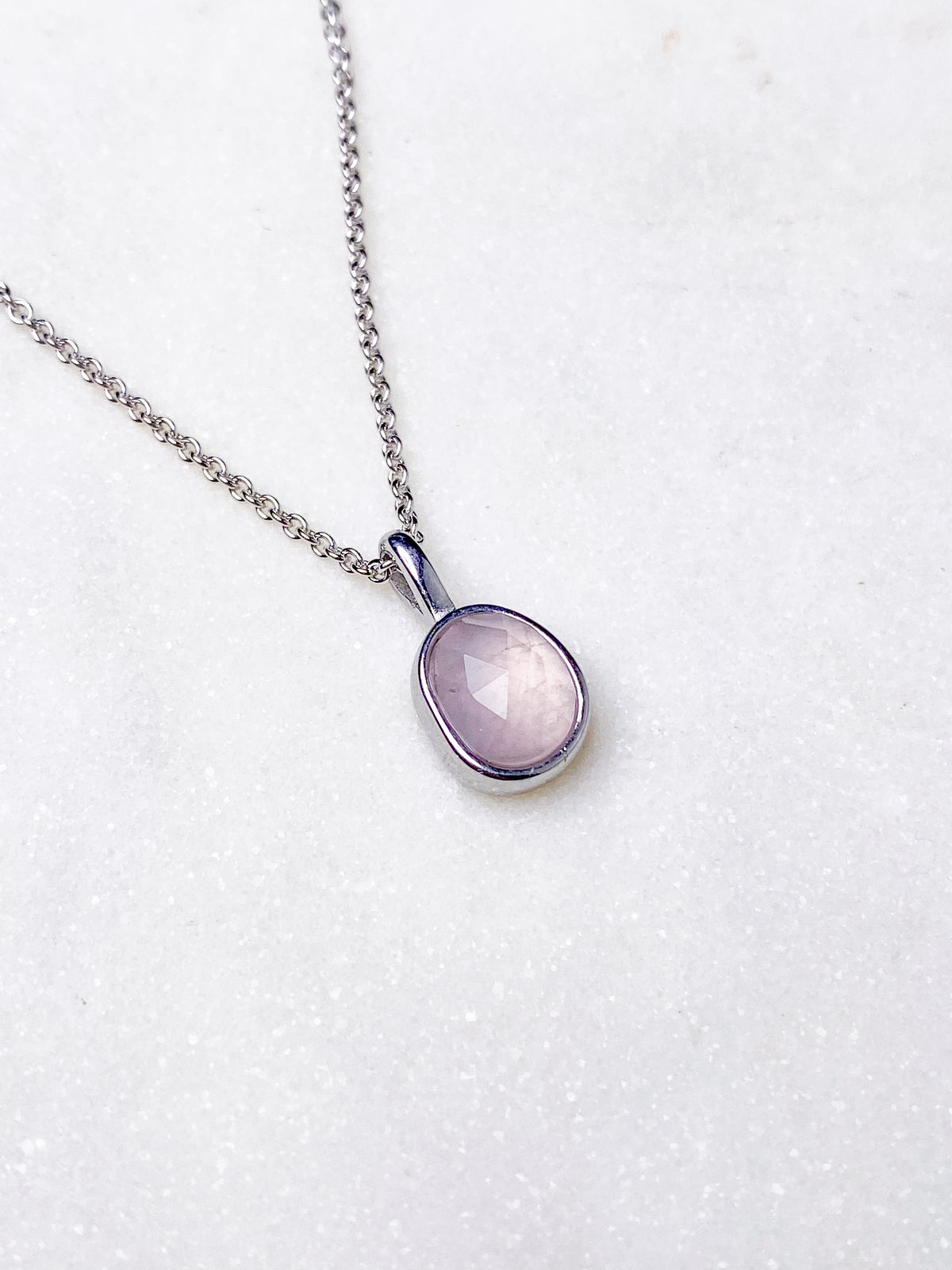 Akvamarin - Petite Heart - Guld