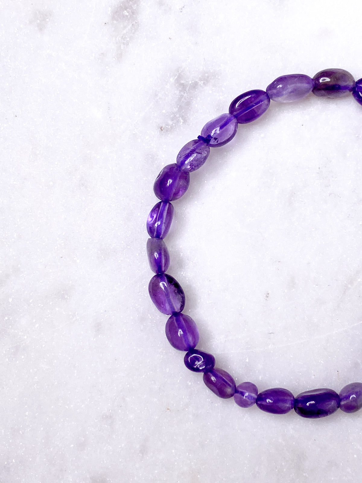 Ametist Nugget Armband