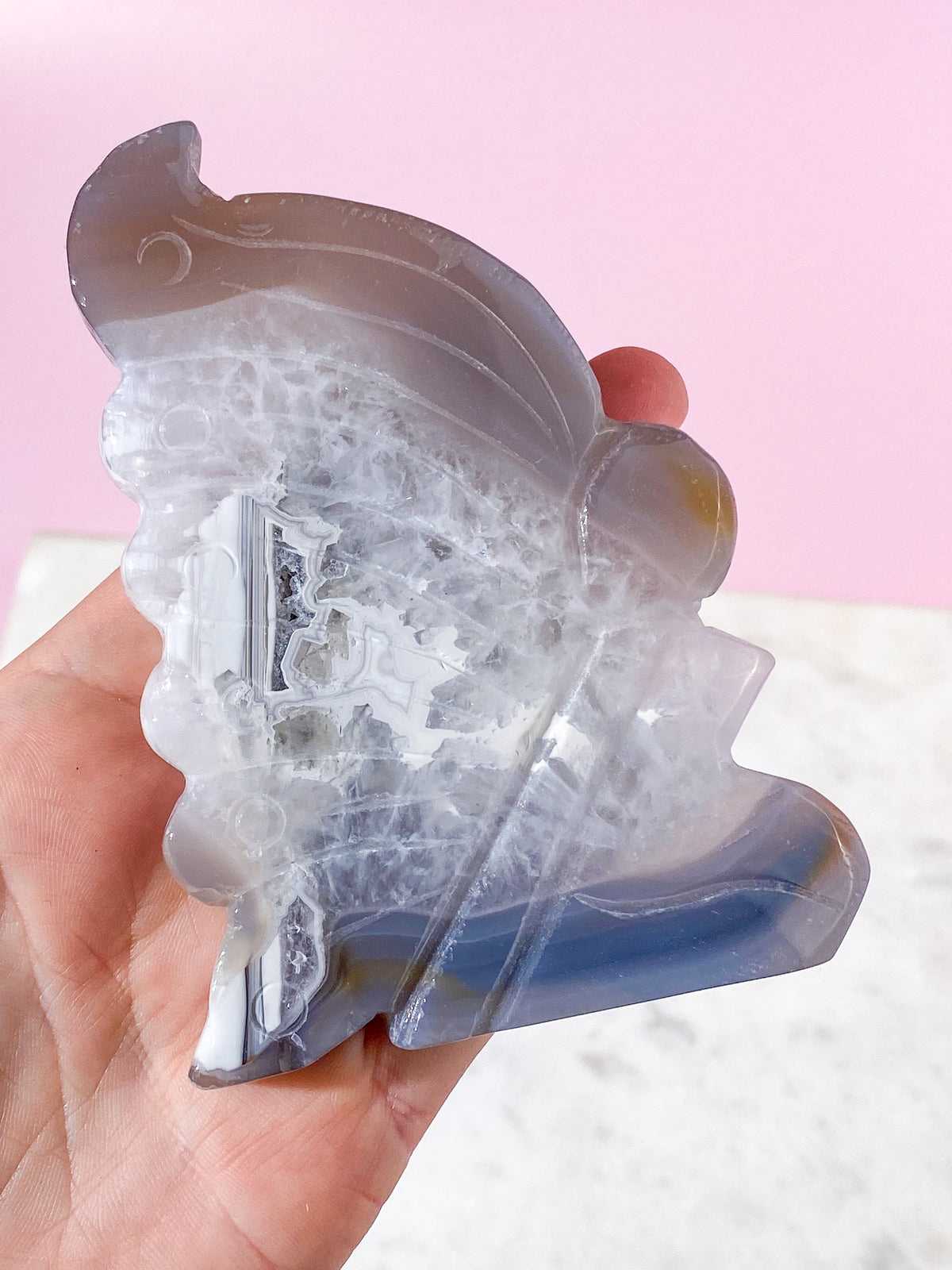 Druzy Agat Fe (nr 7)