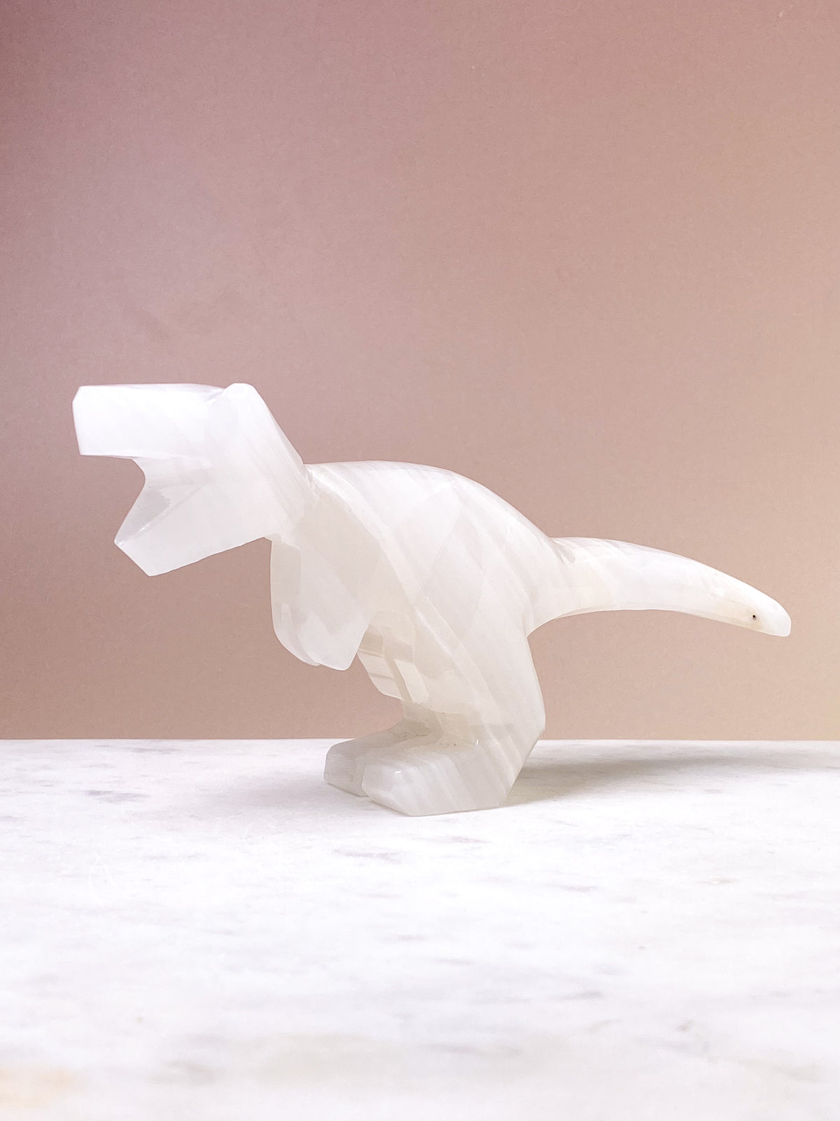 Vit onyx T-rex (nr 1)