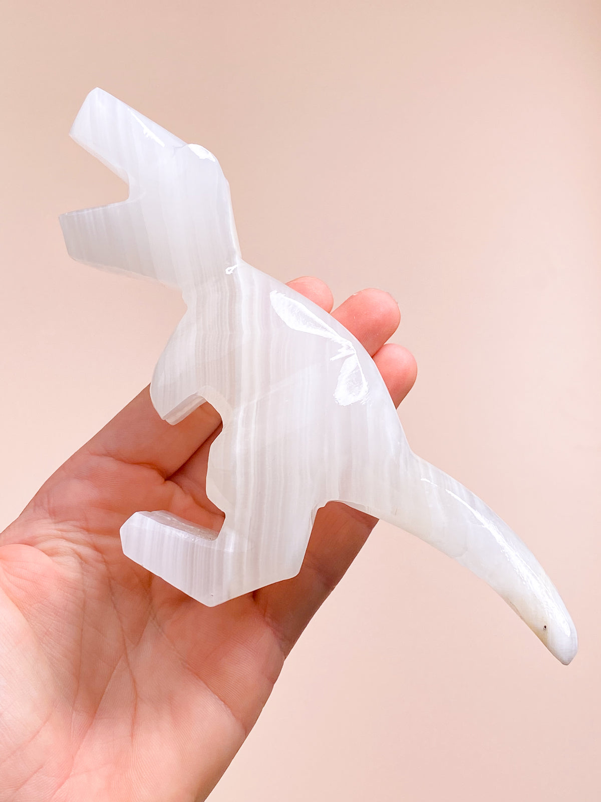 Vit onyx T-rex (nr 1)
