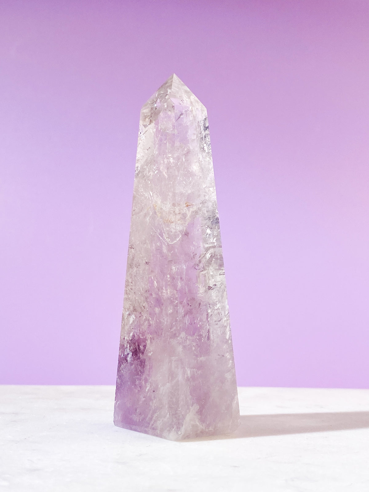 Smokey Phantom Ametist Obelisk (nr 9)