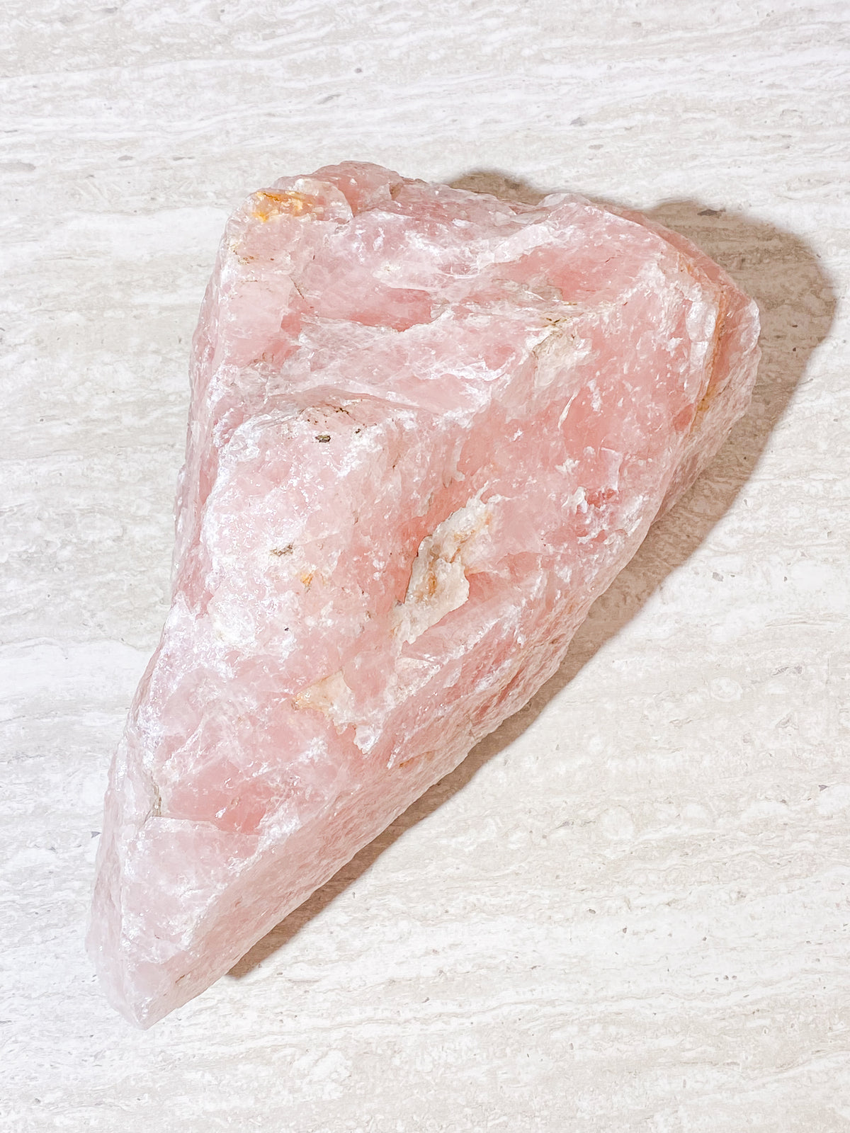 Jättebit Rå Rosenkvarts (Nr. 5) 8,6 kg.