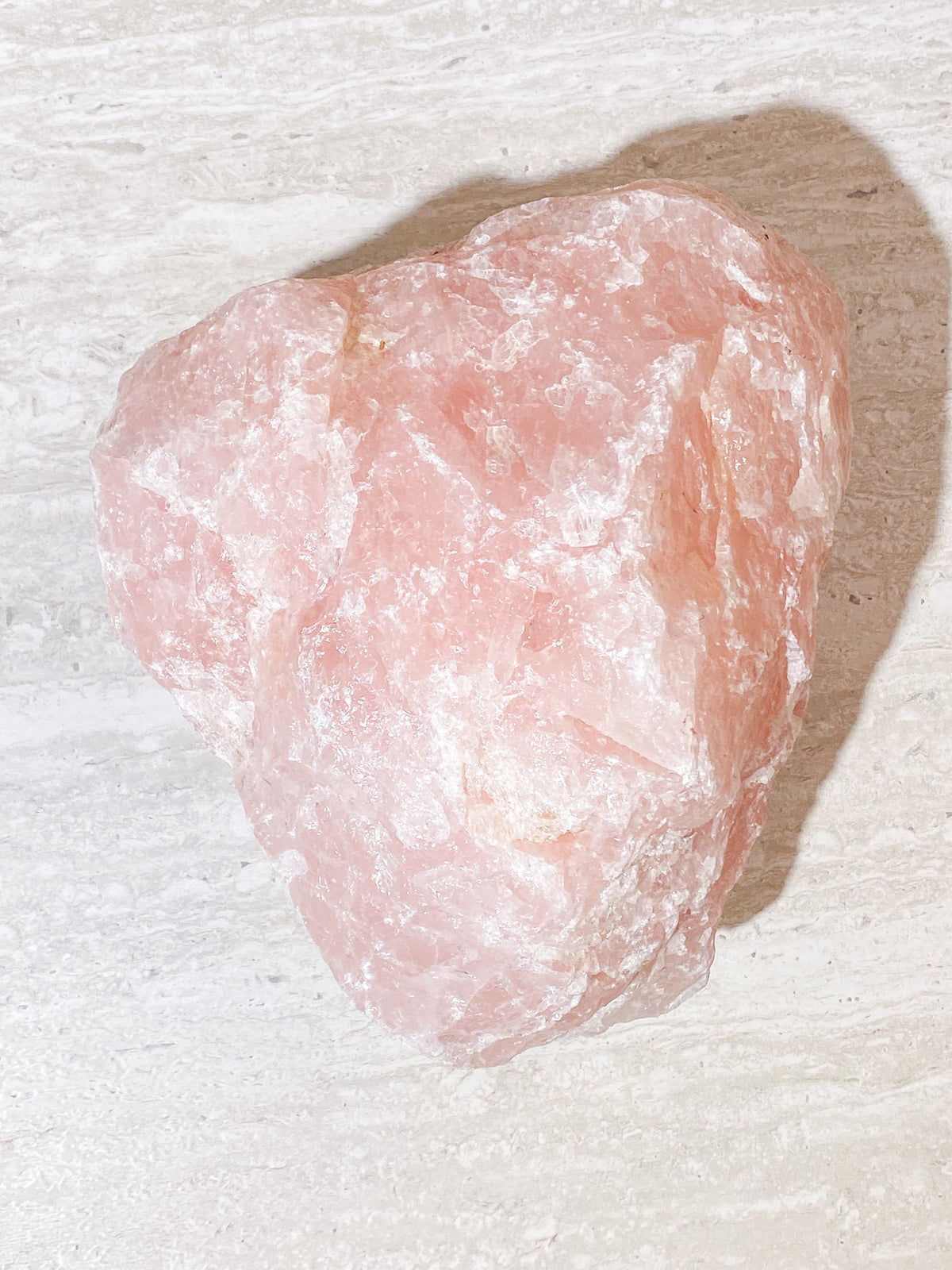 Stor Rå Rosenkvarts (Nr. 8) 12,7 kg.
