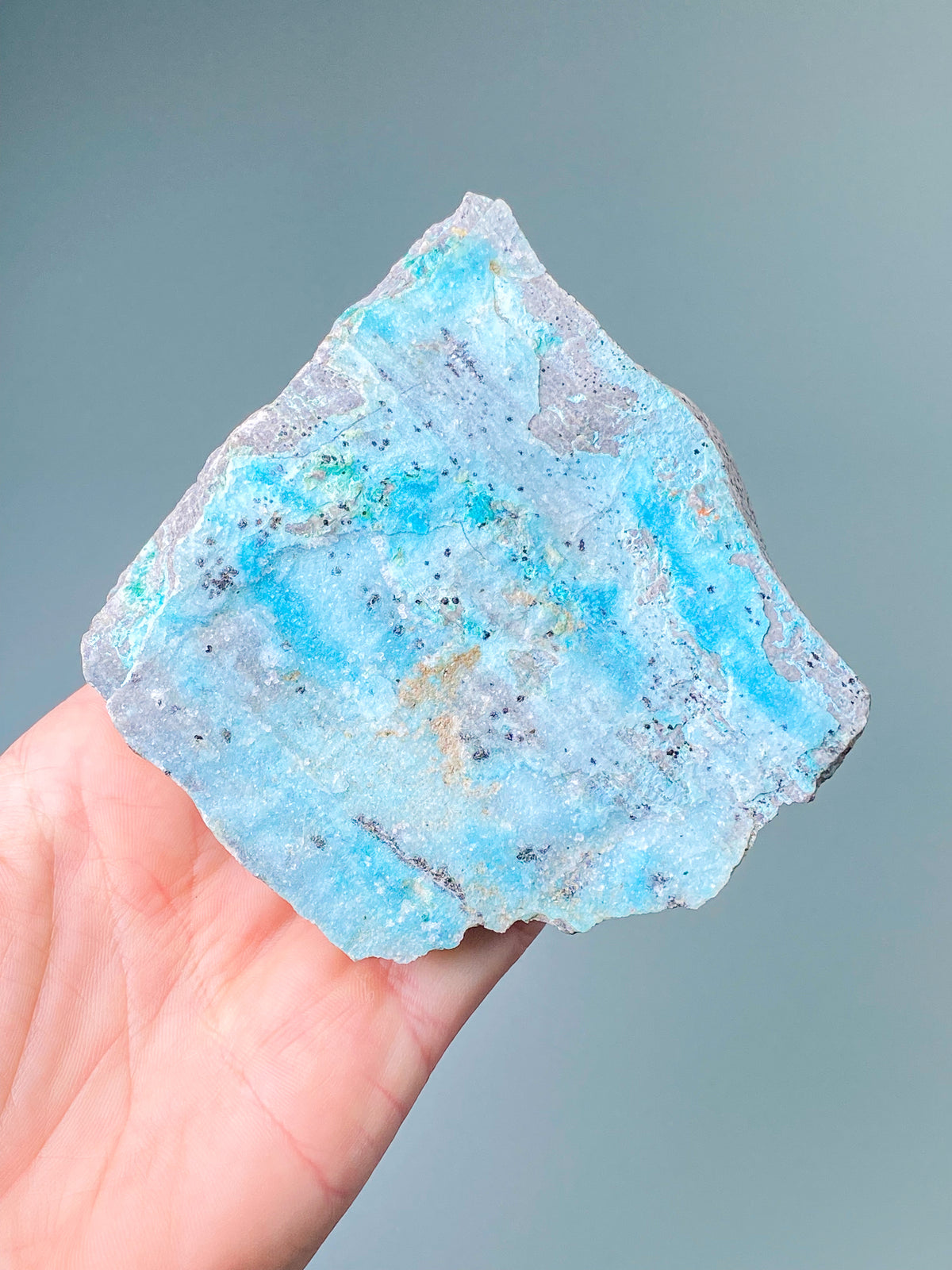 Druzy Chrysocolla-kluster (nr 1)